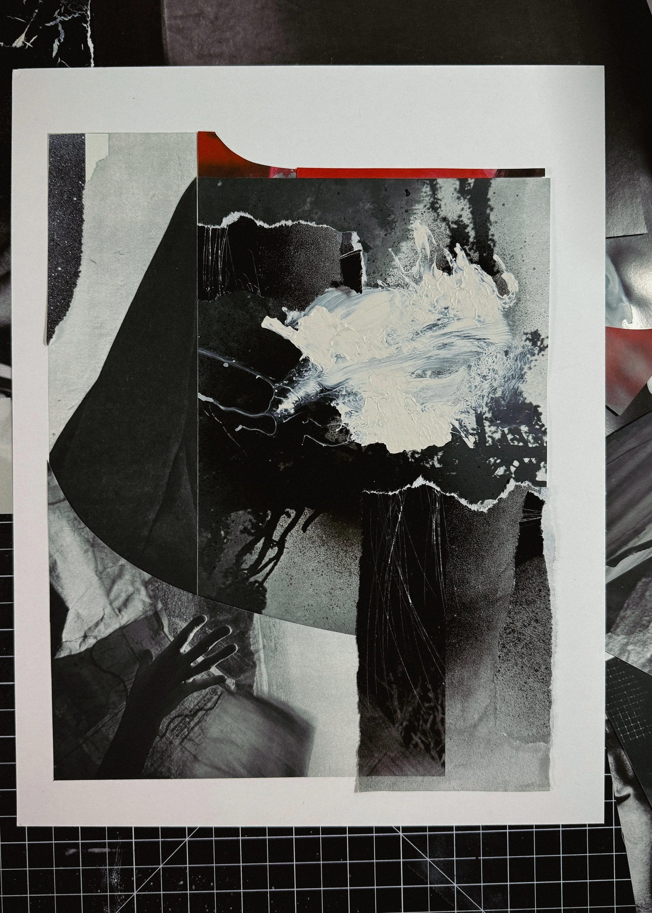 rewired mixed media collage art collection by contemporary artist Agata Rek -64.jpg