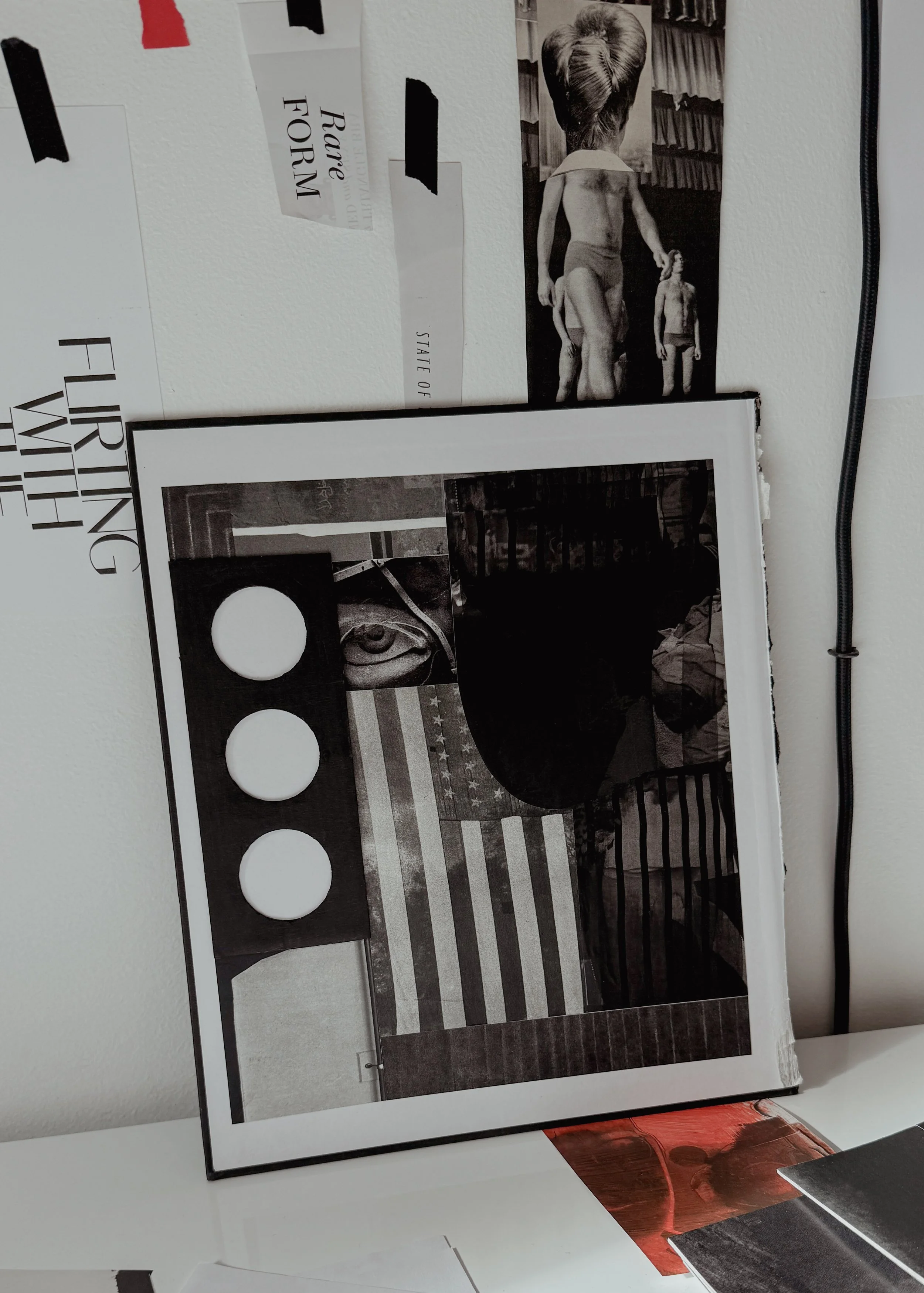 rewired mixed media collage art collection by contemporary artist Agata Rek -11.jpg