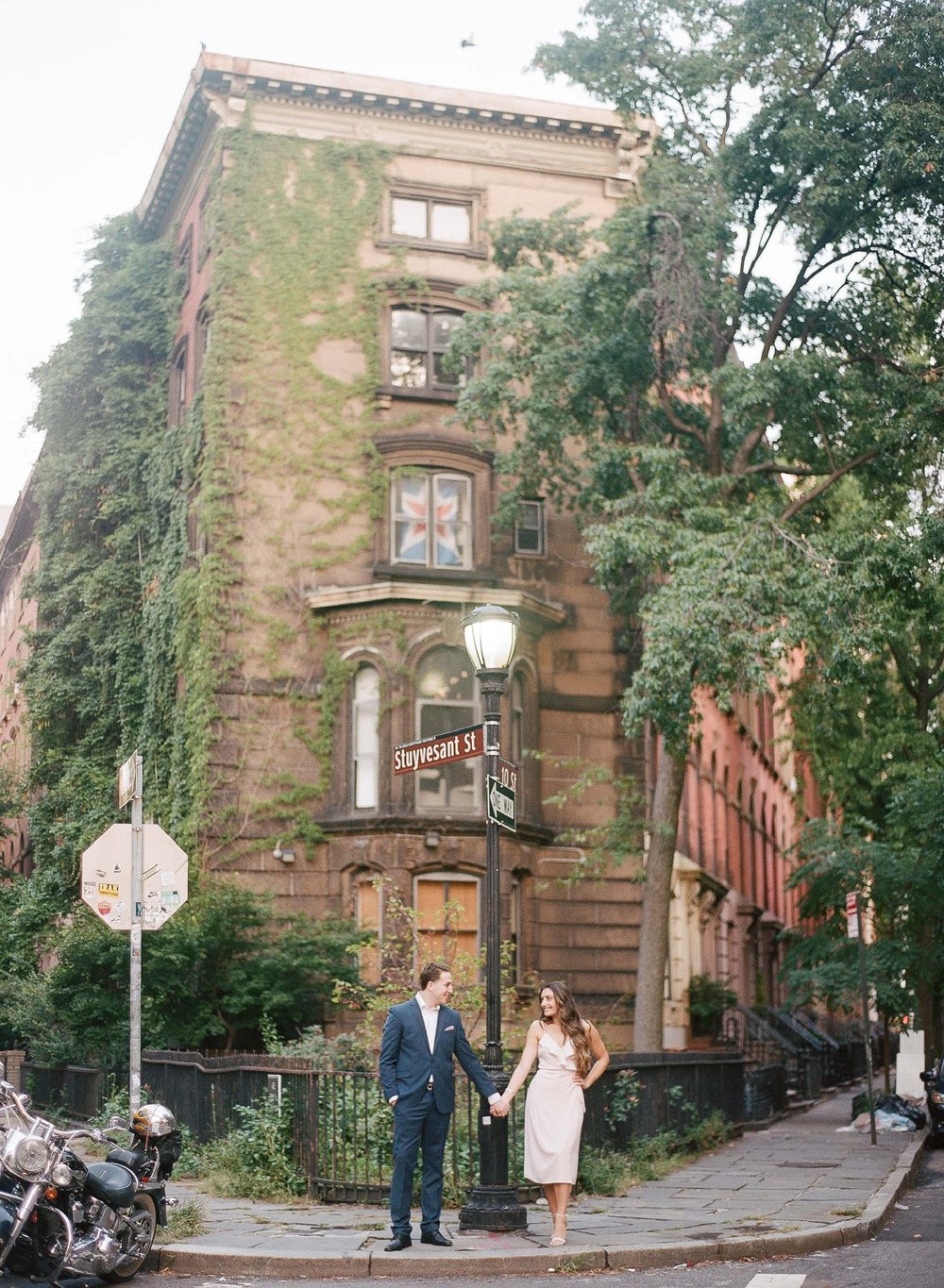 new york city_east village_photography_engagement session_young happy couple in love