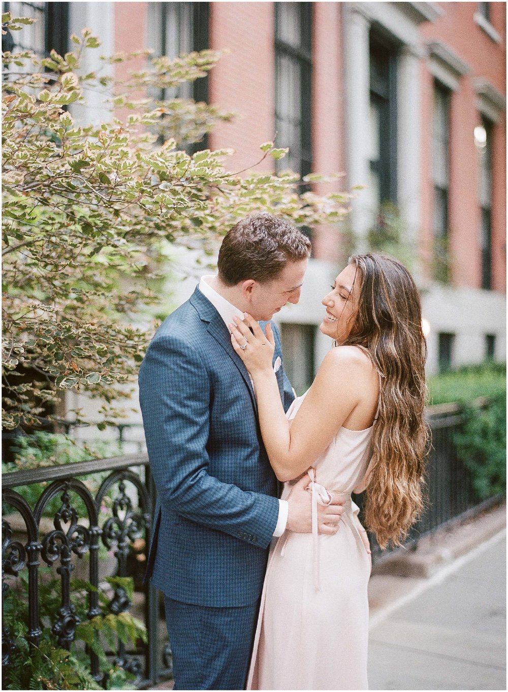 new york city_east village_photography_engagement session_young happy couple in love