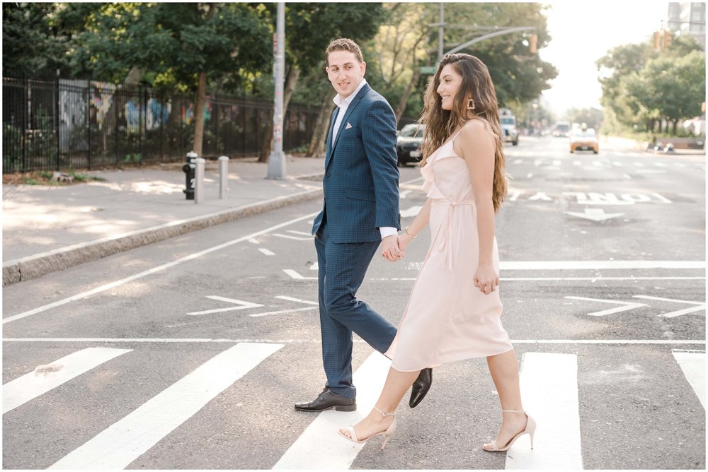 new york city_east village_photography_engagement session_young happy couple in love