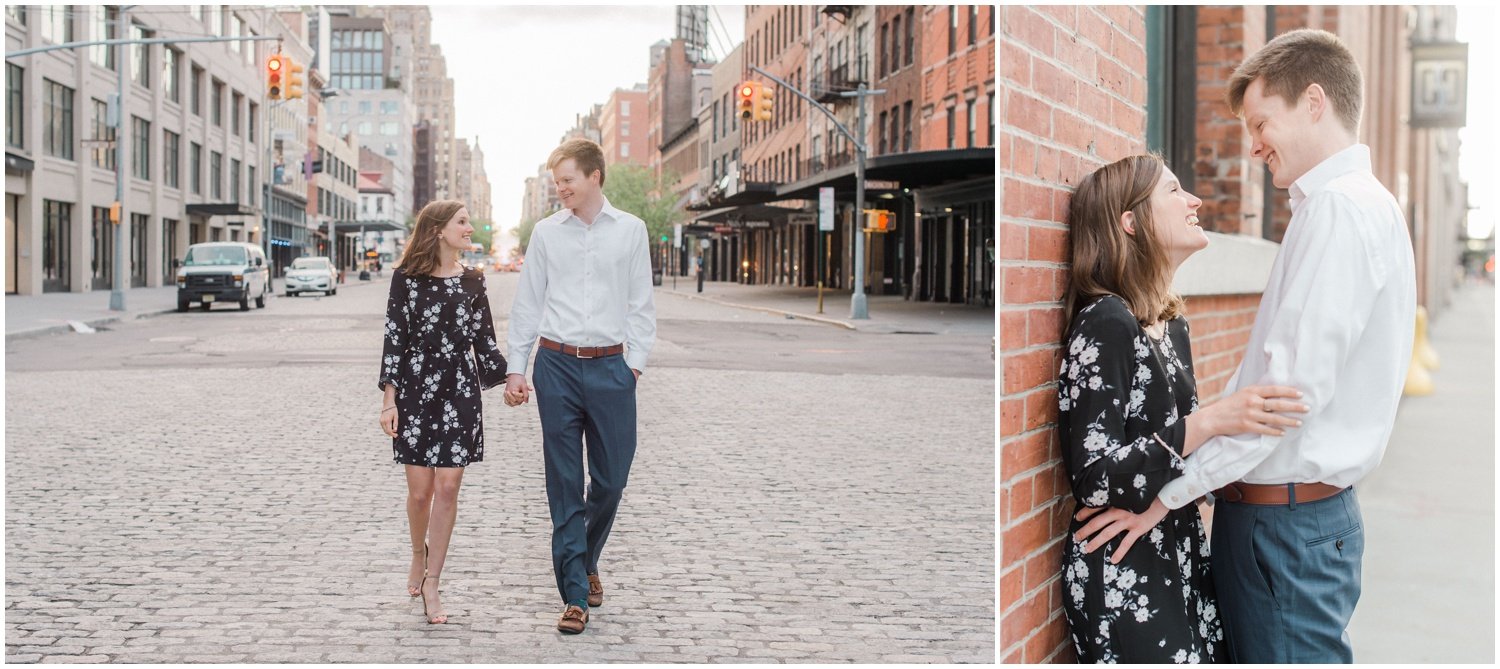 new york city_high line_engagement photography session