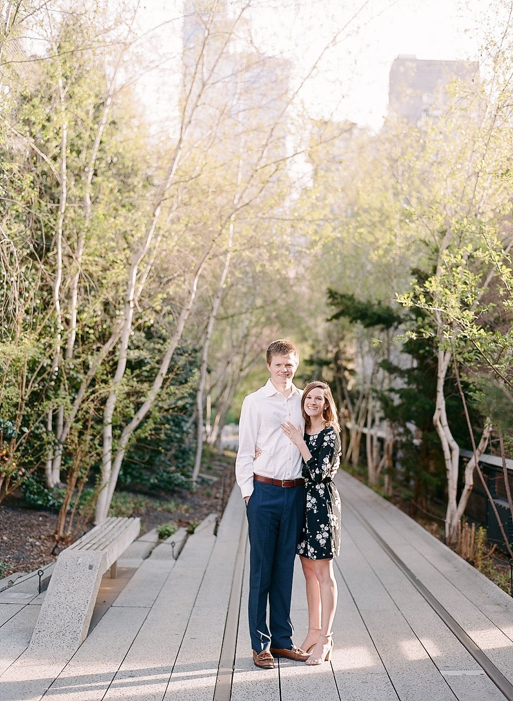 new york city_high line_engagement photography session
