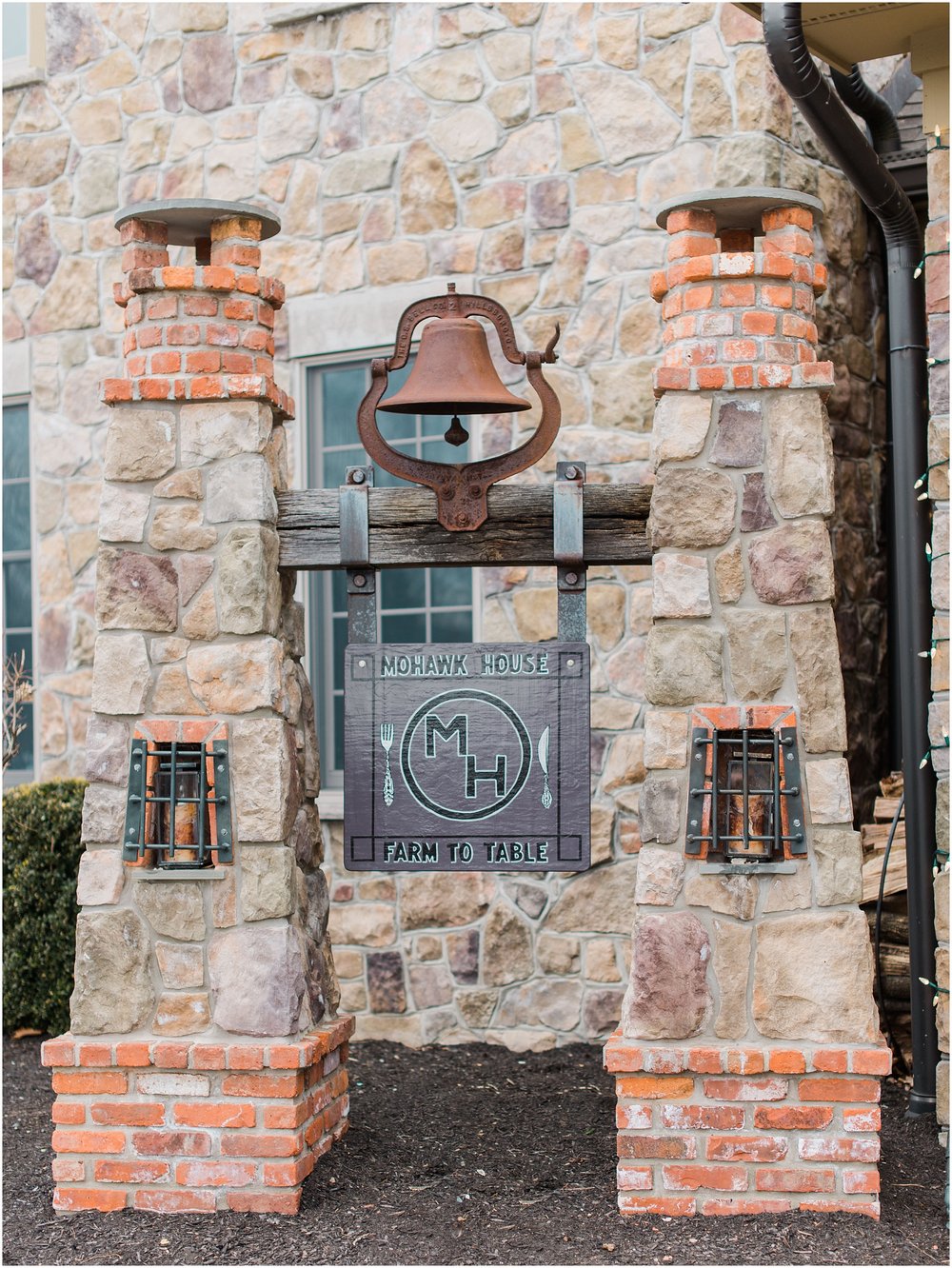 Intimate wedding ceremony at the Mohawk House, Sparta, NJ