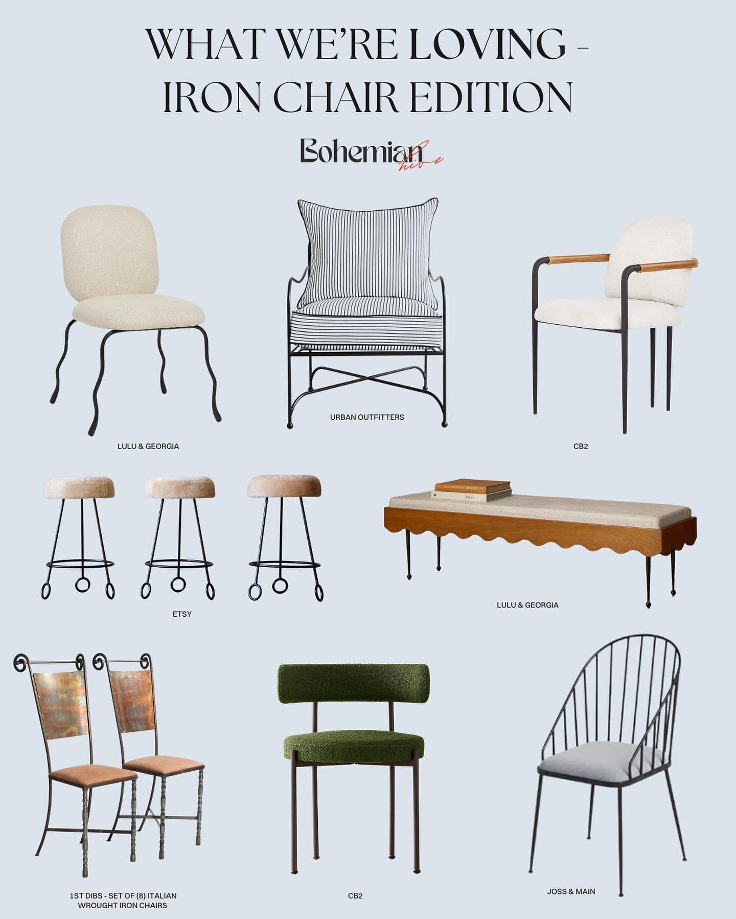 Cast Iron, Aluminum and Steel. Metal furniture has been around for centuries. In fact, a 1996 book on the history &amp; artistry of metal furniture described an iron chair used in ancient Roman times.  Once, Iron furniture was the hallmark of vintage