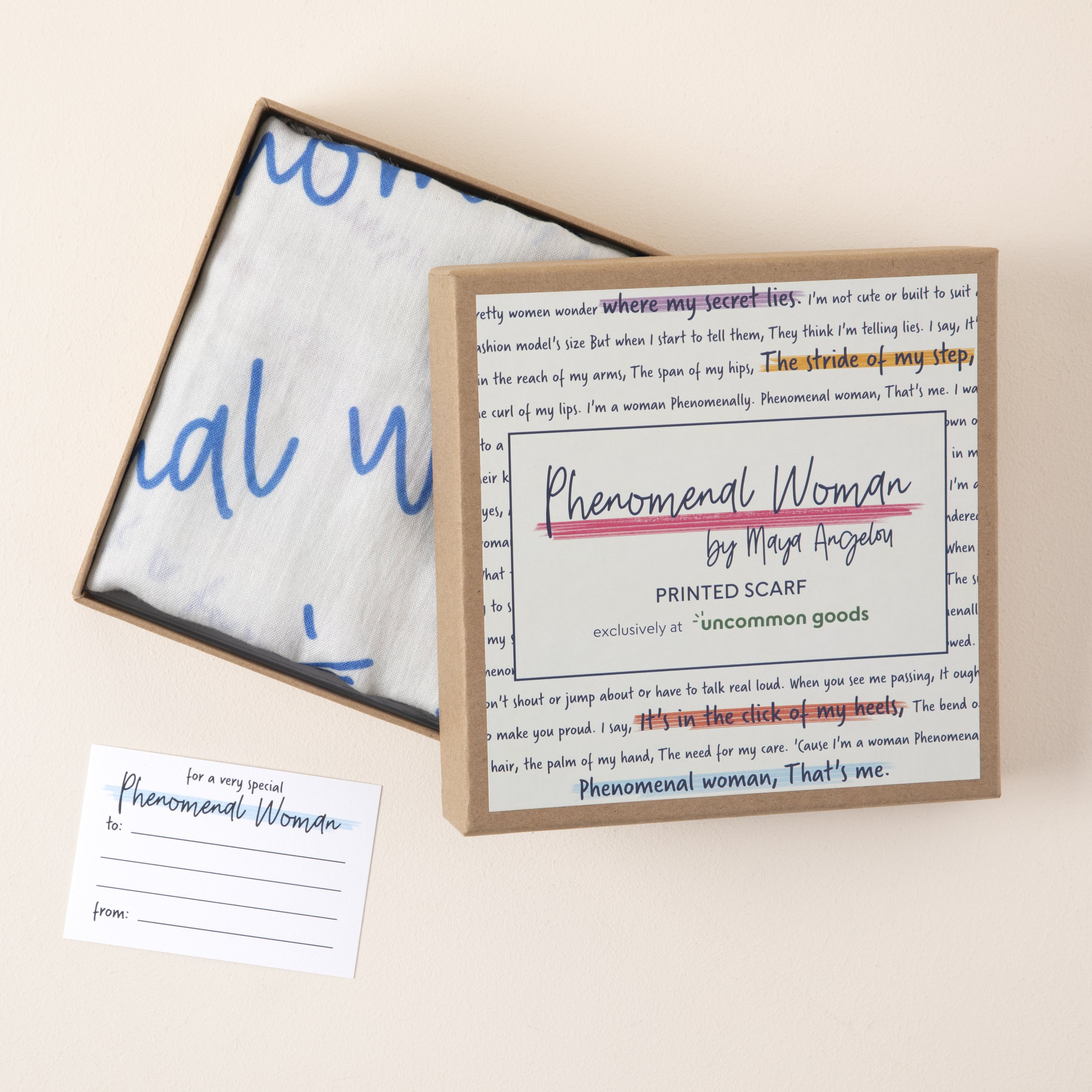 Packaging and scarf design