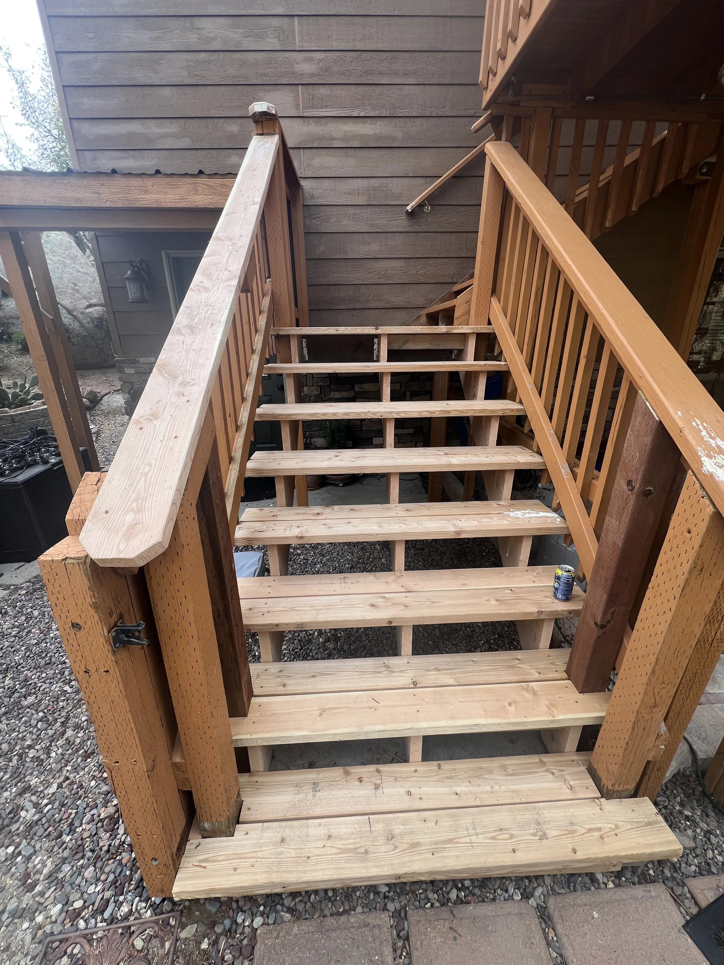 Before stair rebuild