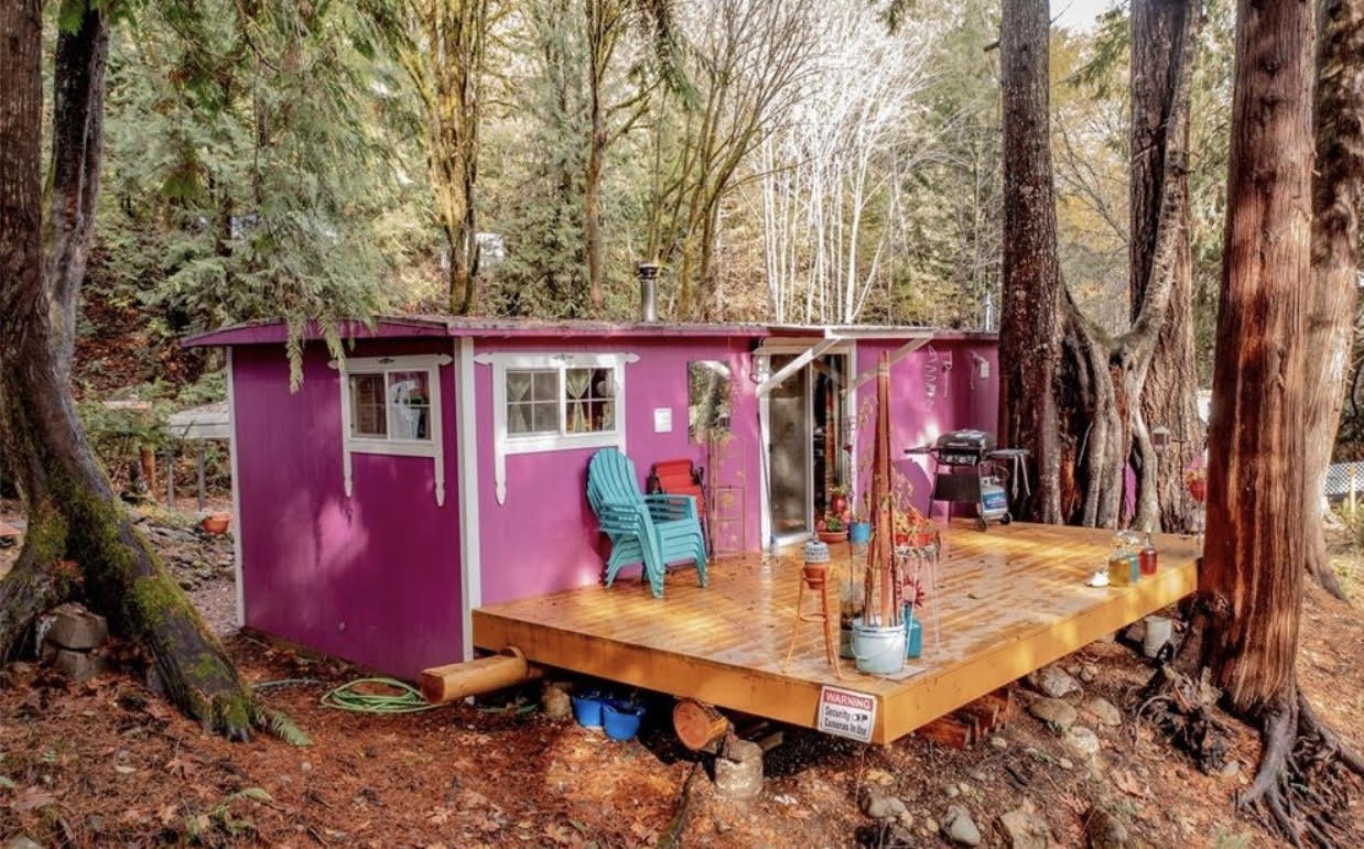 exterior painting, house and deck, rainforest of WA