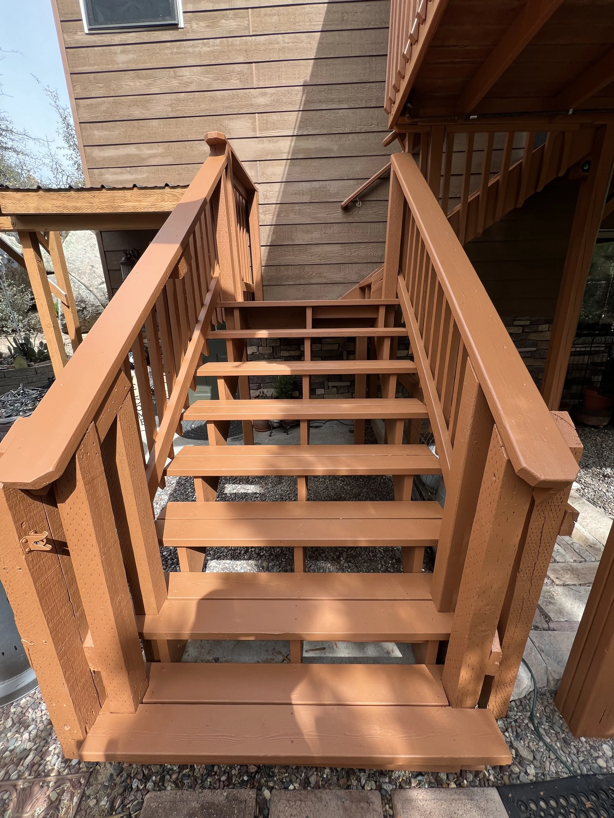 After stair rebuild