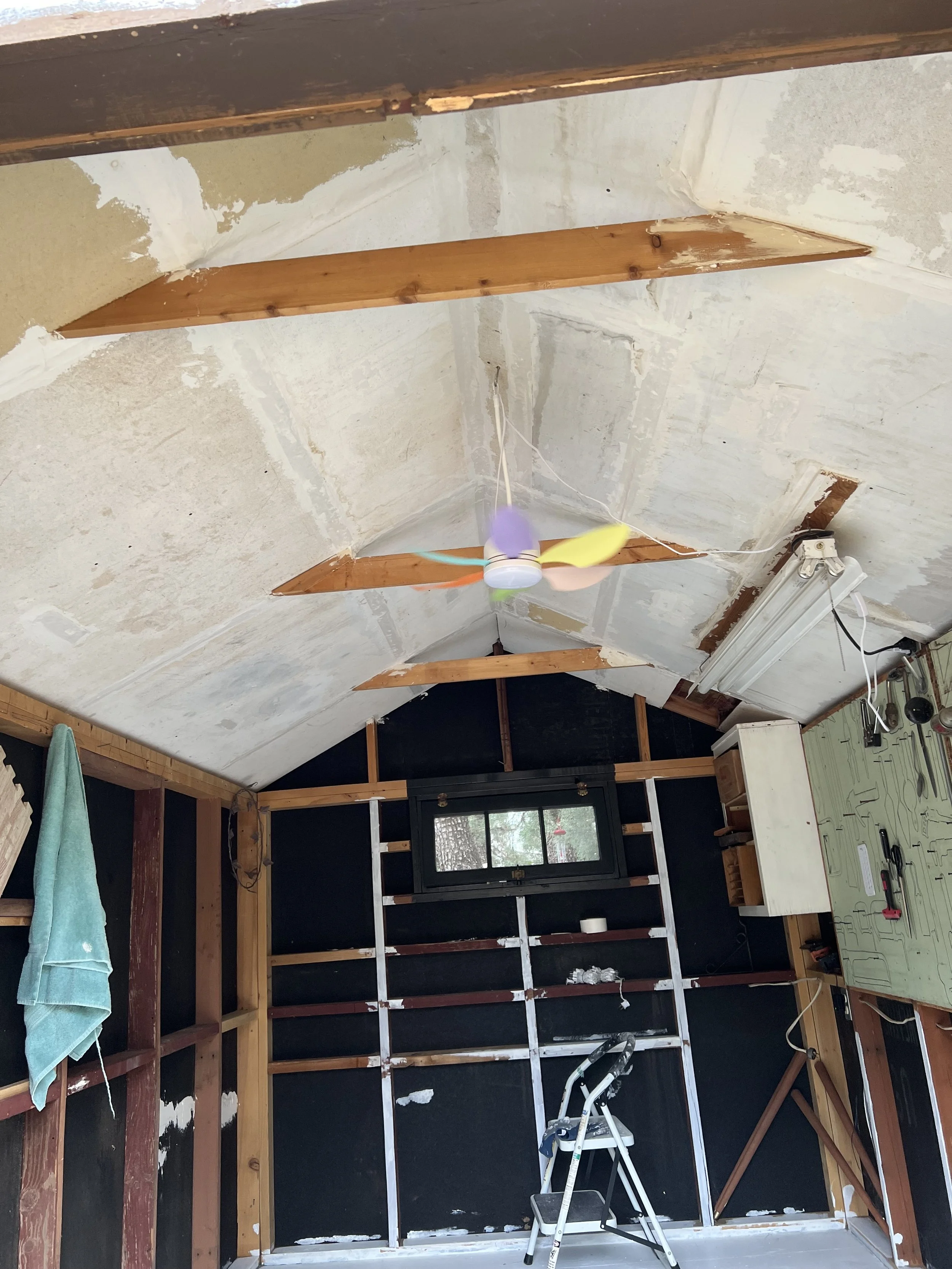 5 gal of joint compound to seal this roof