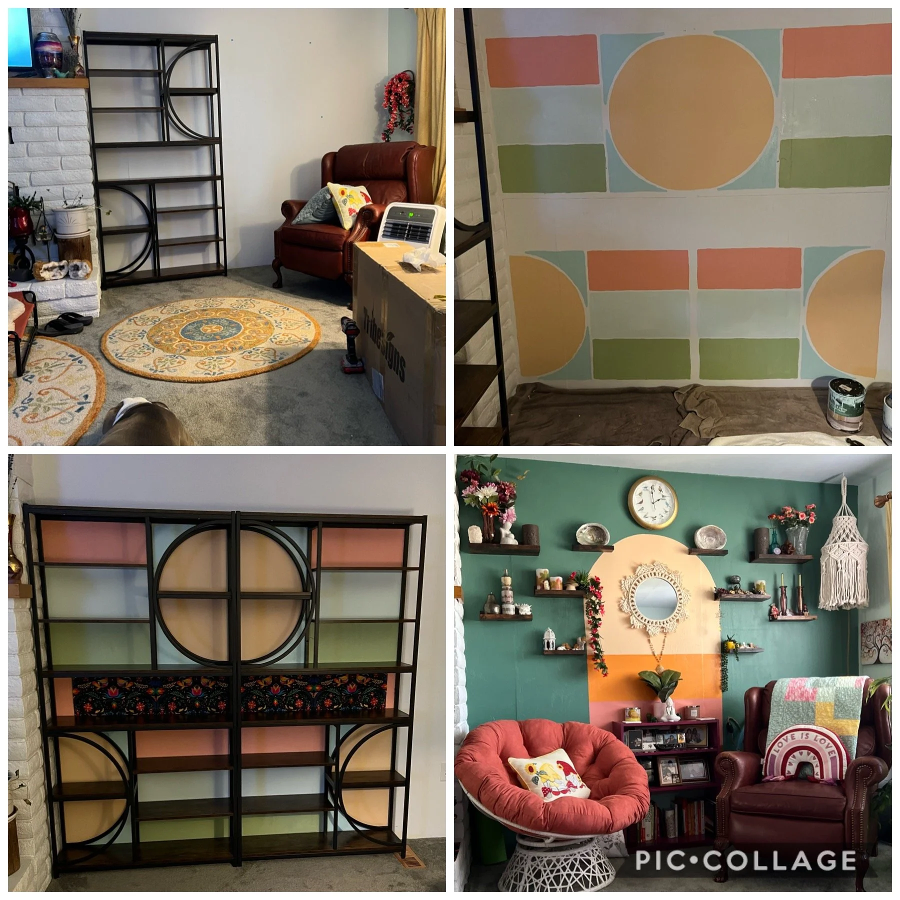 wall mural changed twice