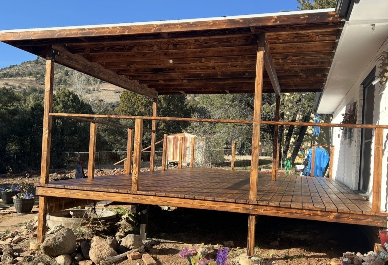 New Deck Rebuild - outdoor kitchen side to come
