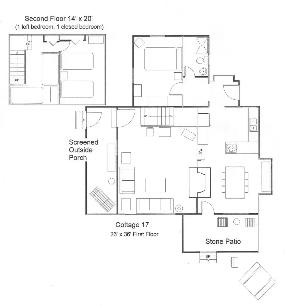 Floor Plan – Farmhouse Cottage 17