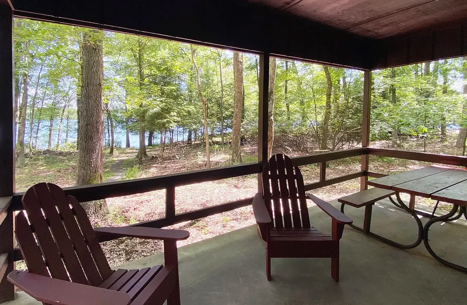 Covered Porch – Lakeview Cottage 37