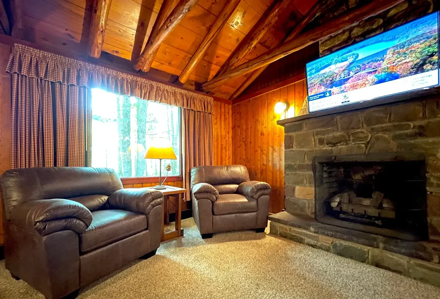 Living Room – Lakeview Cottage 27