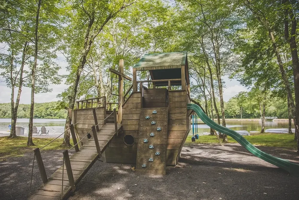 Play area at Mountain Springs Lake Resort