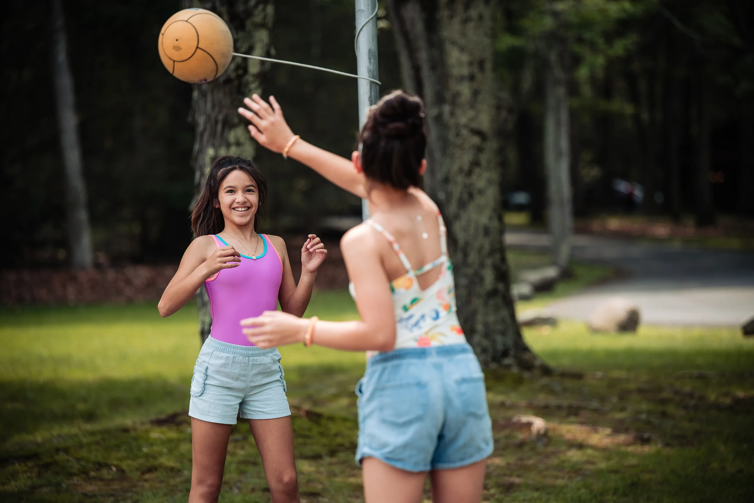 Family enjoying outdoor activities at Mountain Springs Lake Resort