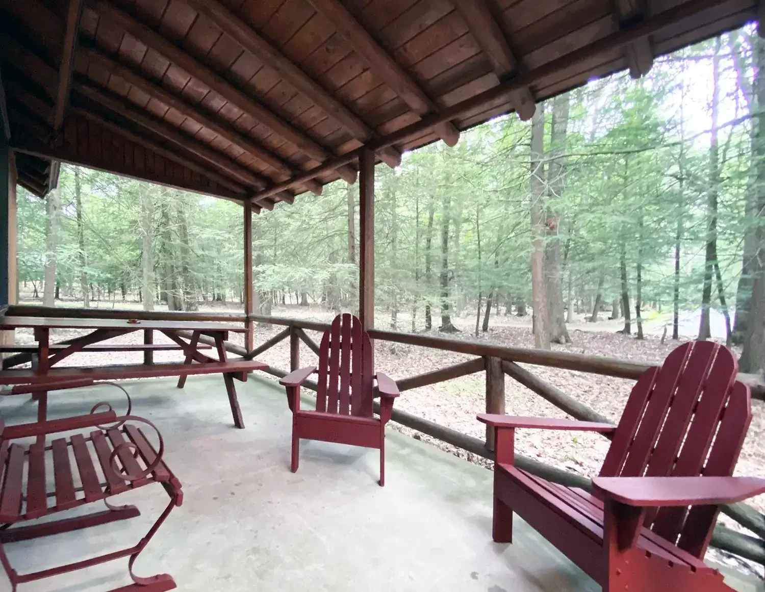 Porch View 2 – Woodside Cabin 29