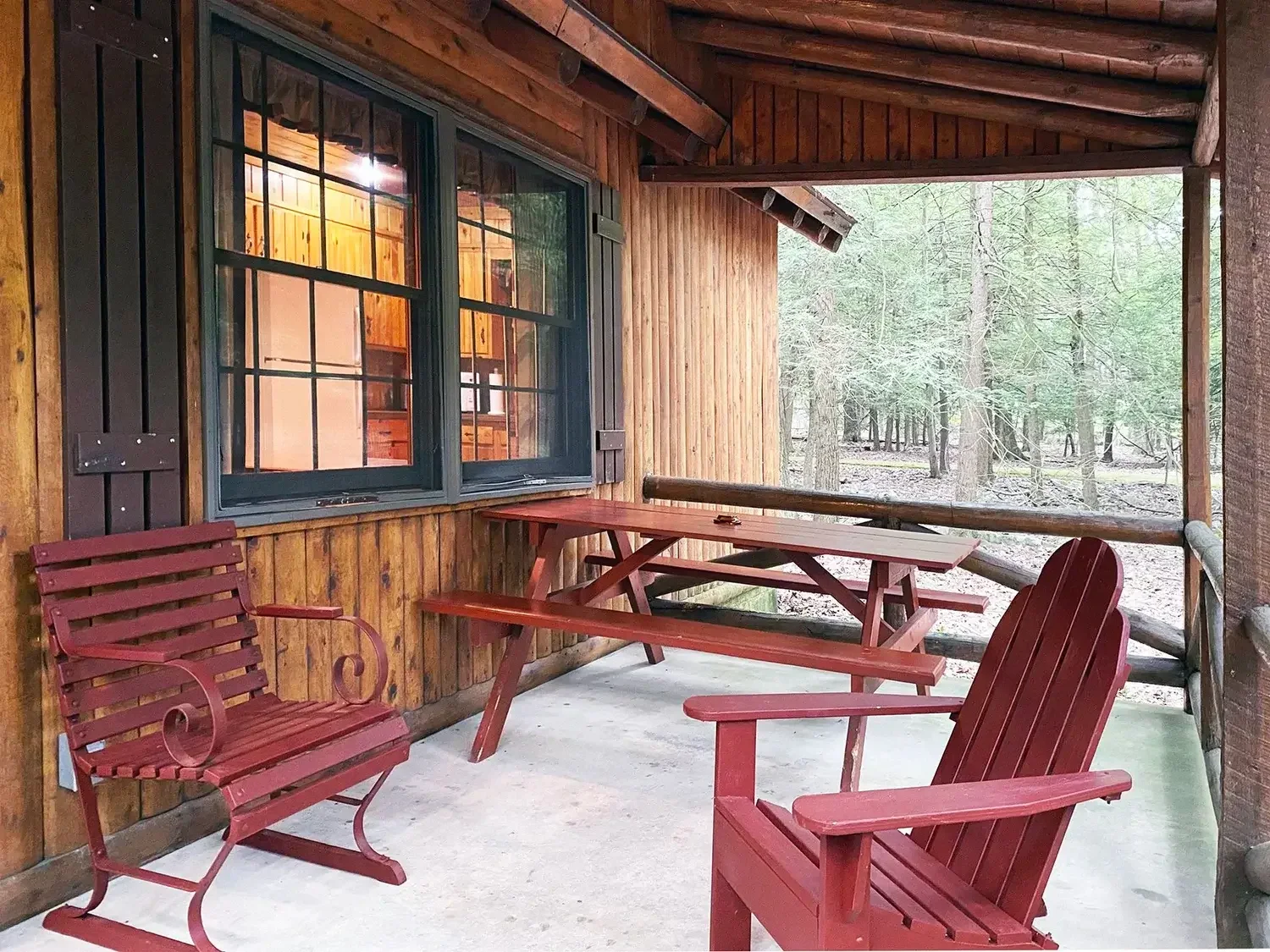 Porch View 1 – Woodside Cabin 29
