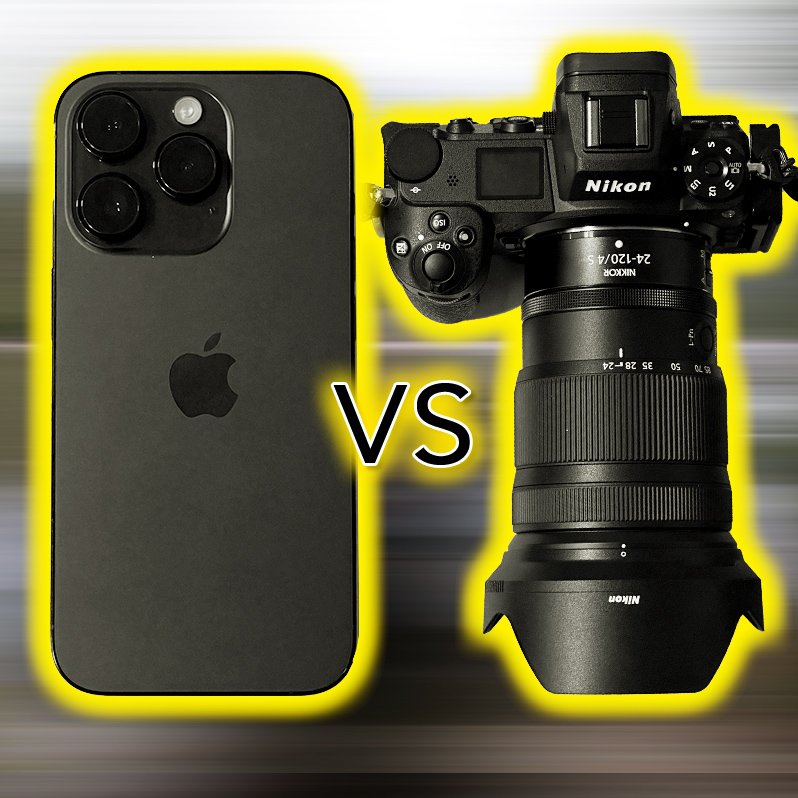 iPhone 14 Pro Camera vs Full Frame Camera