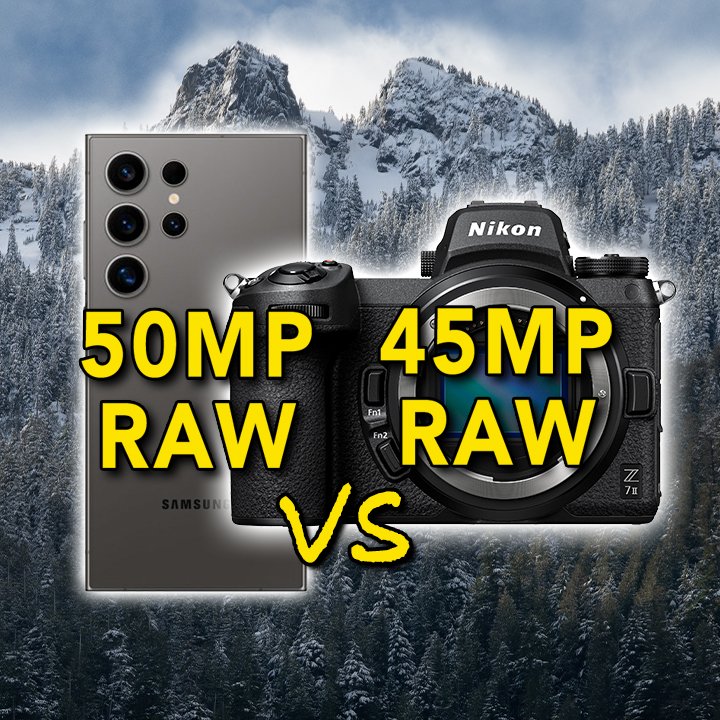 Samsung Galaxy S24 Ultra vs Full Frame Camera - RAW Image Quality Comparison
