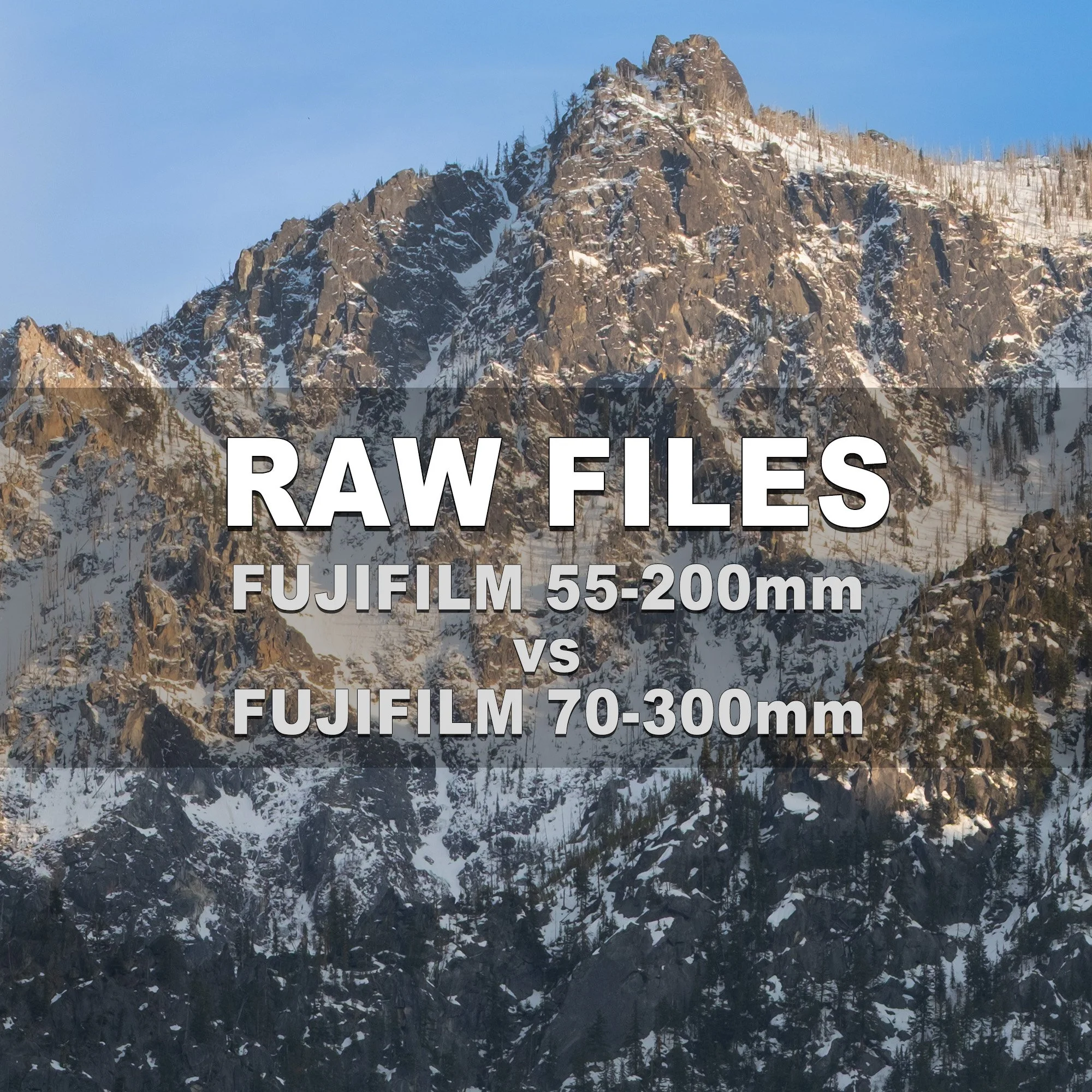 RAW Files (FUJIFILM 55-200mm vs 70-300mm)