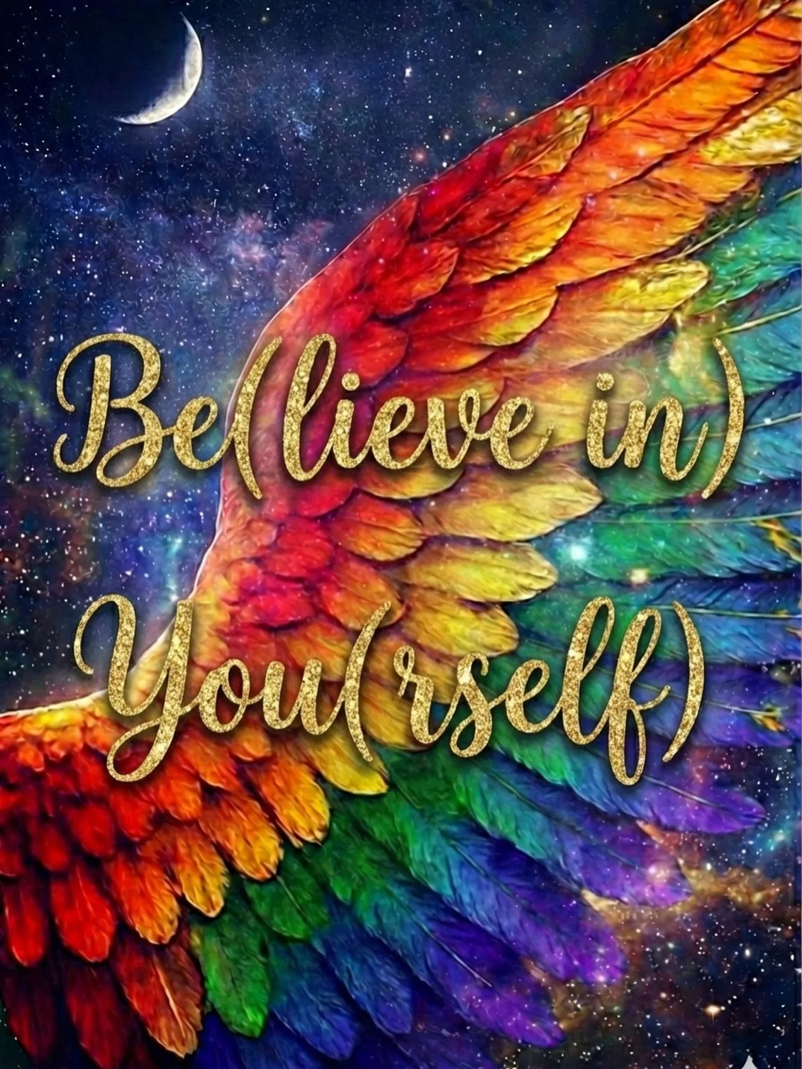 Read it slowly.
Be (lieve in) you (rself).
That&rsquo;s the work today.

If you want to walk with this energy a little deeper, Light Walks is there for you.
http://mybook.to/light-walks

Universe, amaze me ✨

#affirmations #angelmessages #growth