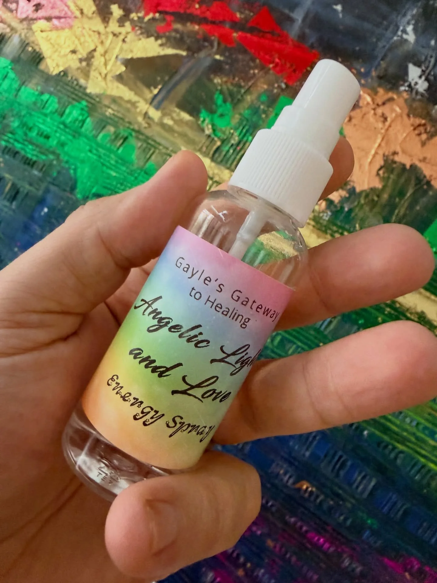 Starting today with a simple ritual ✨

A few sprays of this Angelic Light and Love essence from Gayle&rsquo;s Gateway to Healing, a deep breath, and an intention to meet the day a little more open, a little more present.

I love how something so smal