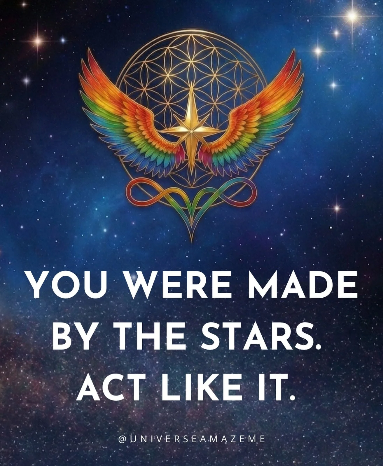 you were made by stars.
act like it. ⭐️
there is no version of you that is ordinary.
not really.
you are carbon and light and 13.8 billion years
of the universe
refusing to quit.
the stars didn&rsquo;t collapse and reform and travel
across infinite d
