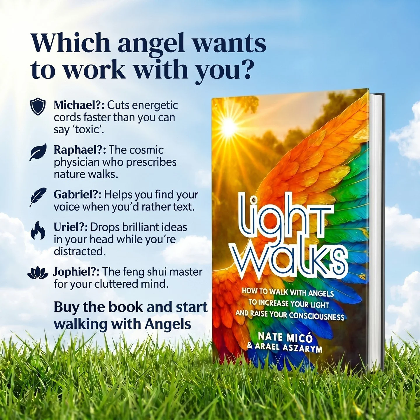 Ever walked with angels? 👼✨ Discover a life-changing journey in every step! 🌟 Tap into your light&mdash;link in bio to shine brighter! 💫 #LightWalks #LightWalks #AngelicGuidance #ConsciousLiving #SpiritualJourney