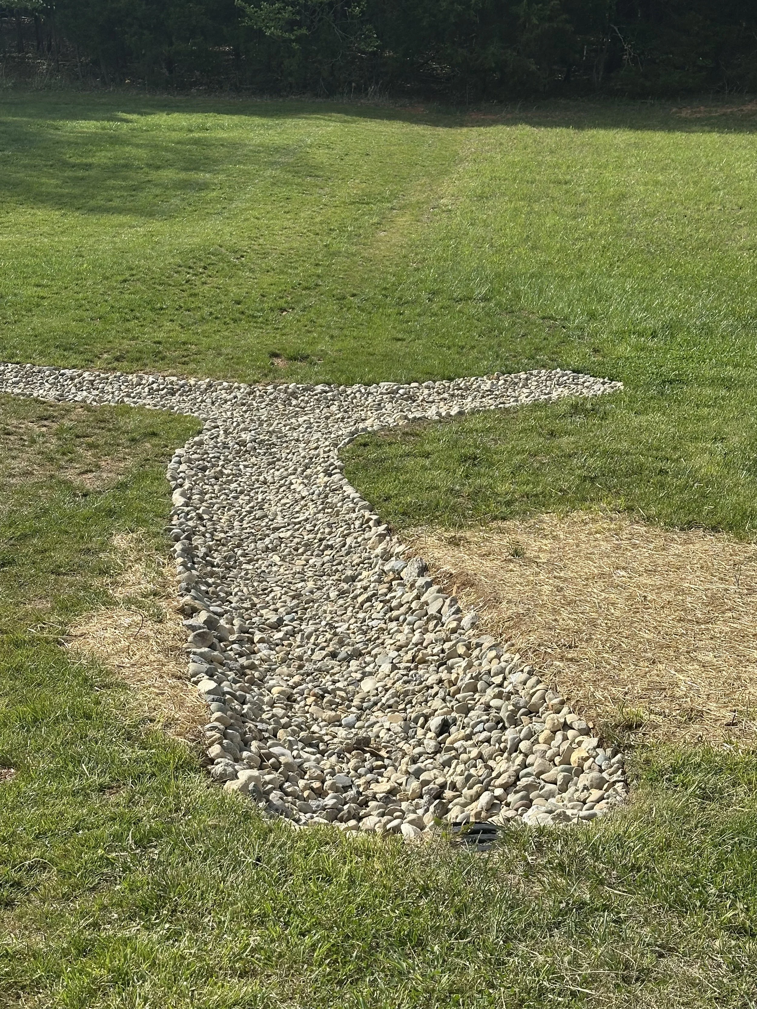 Landscape Drain Creek Brandenburg, Radcliff or Elizabethtown, Kentucky 