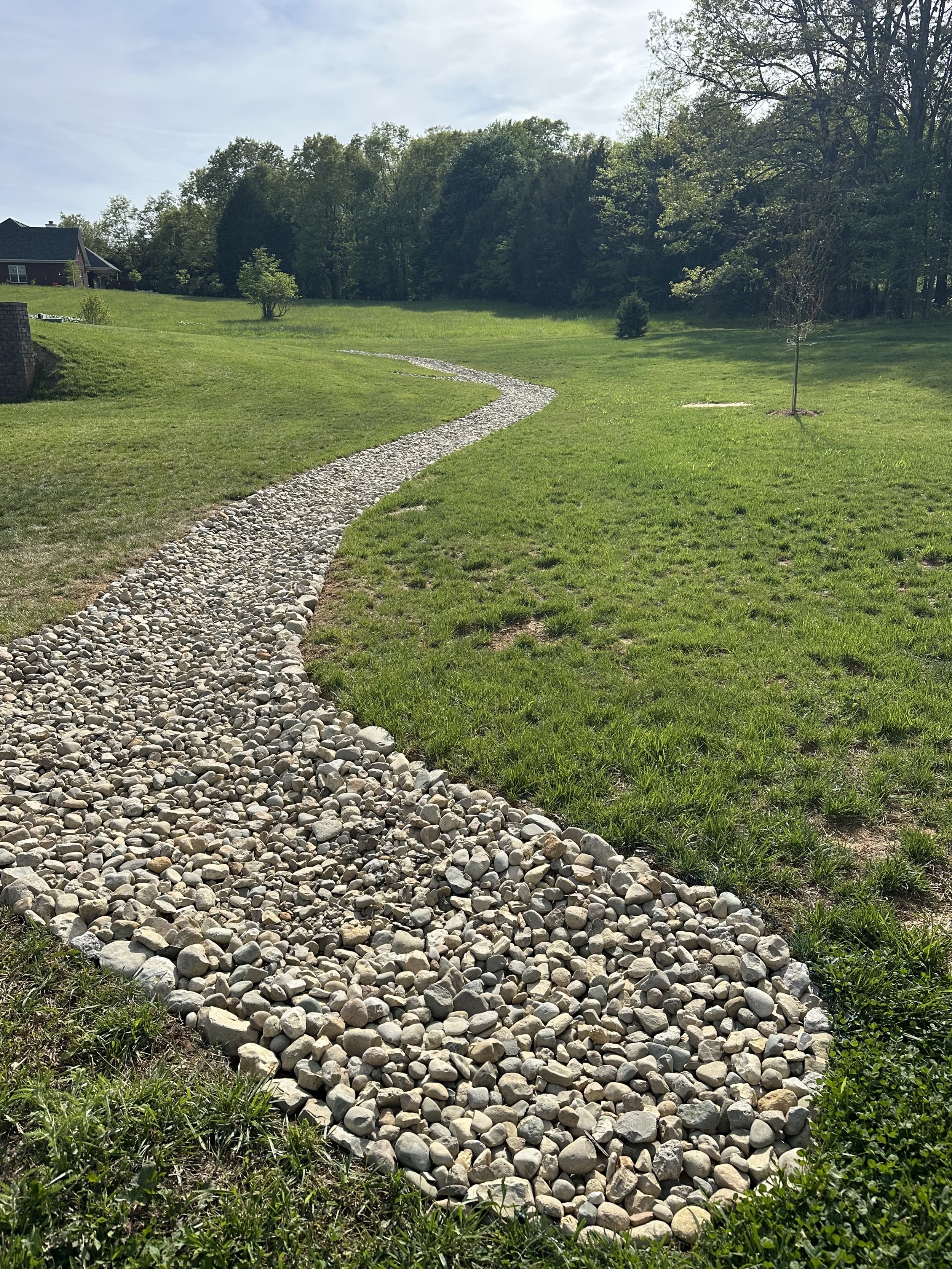 Landscape Drain Creek Brandenburg, Radcliff or Elizabethtown, Kentucky 