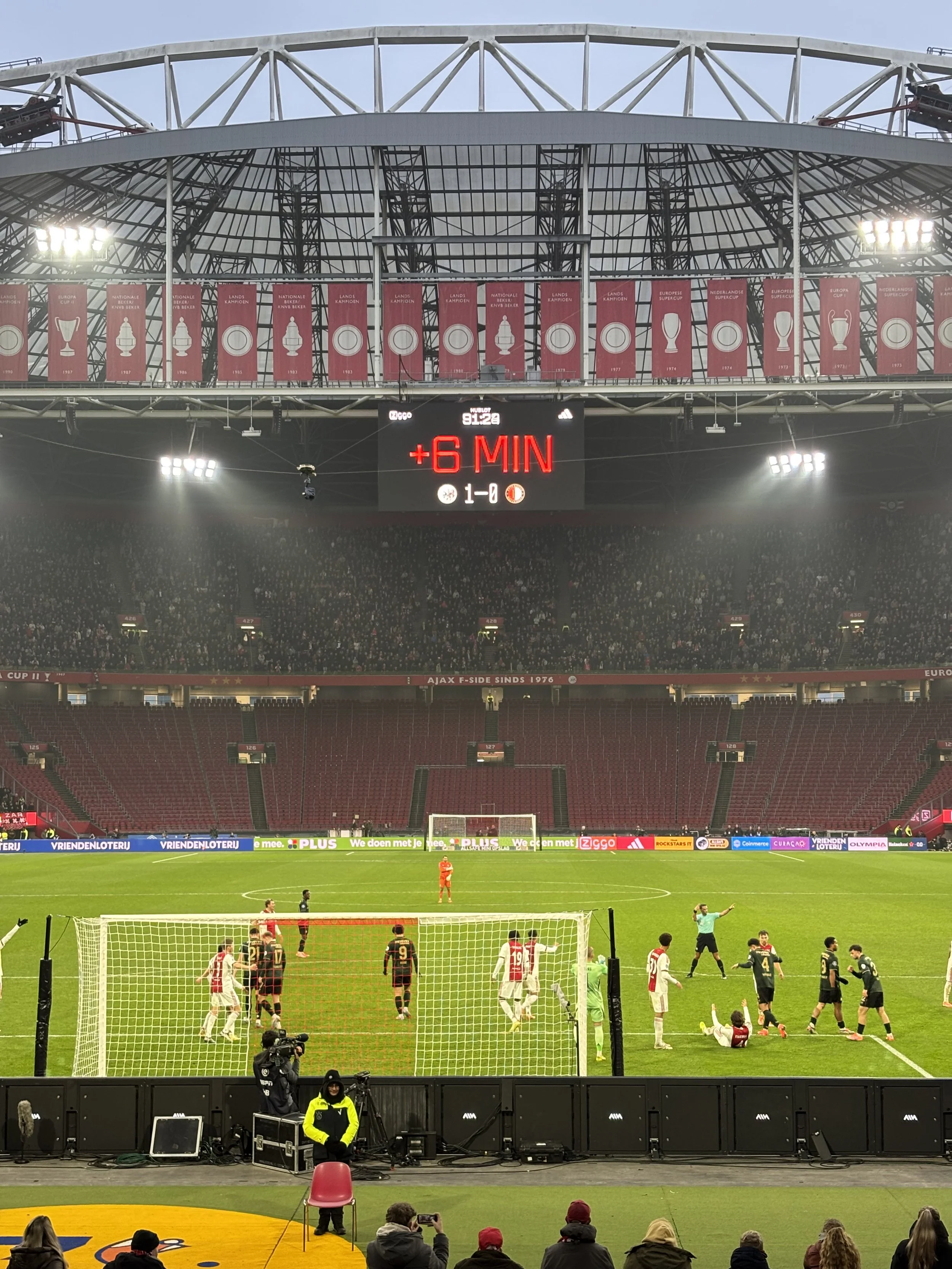 Locking down the rivalry win.