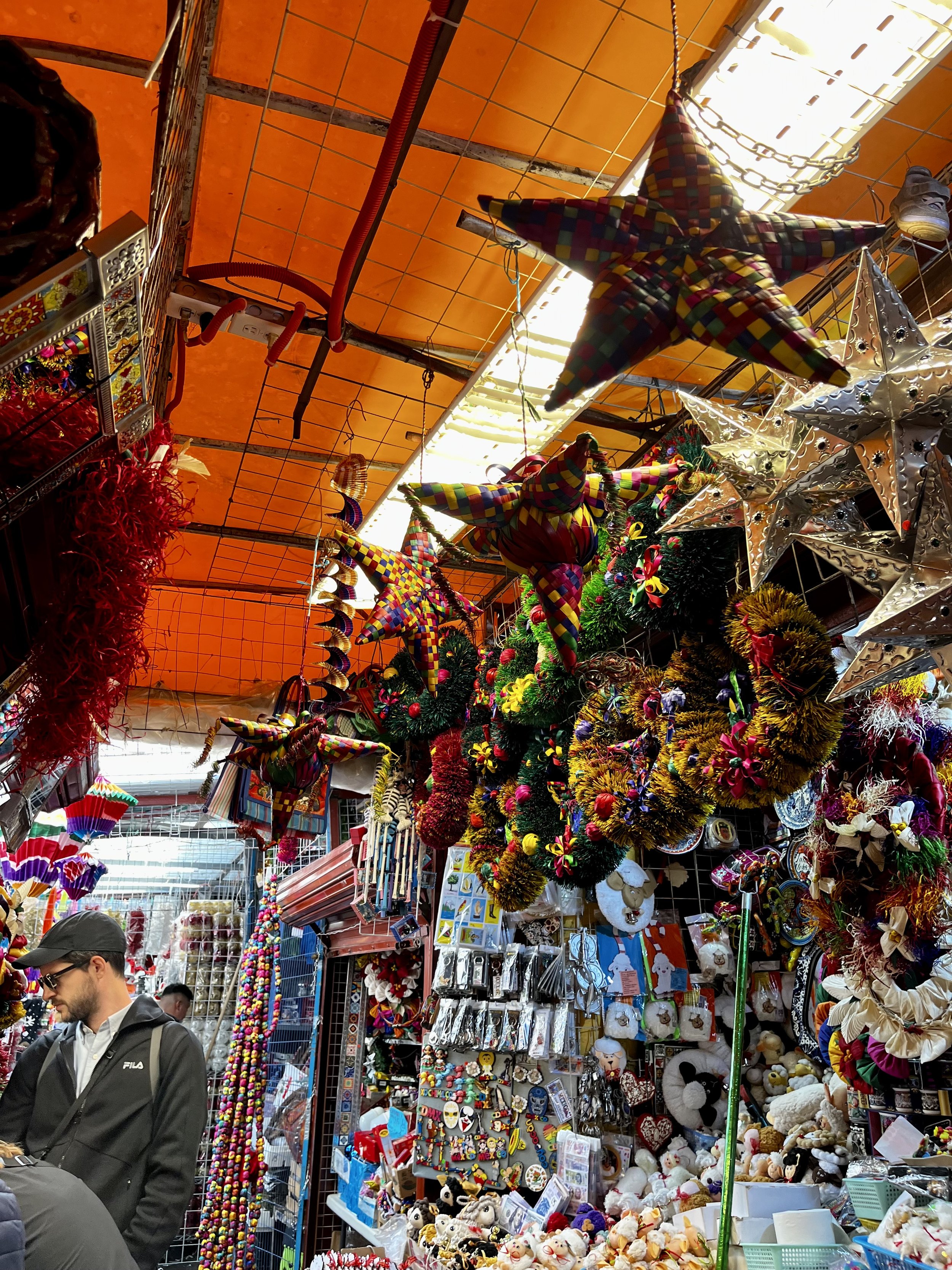 Plenty of colors at a market in Coyoacán.