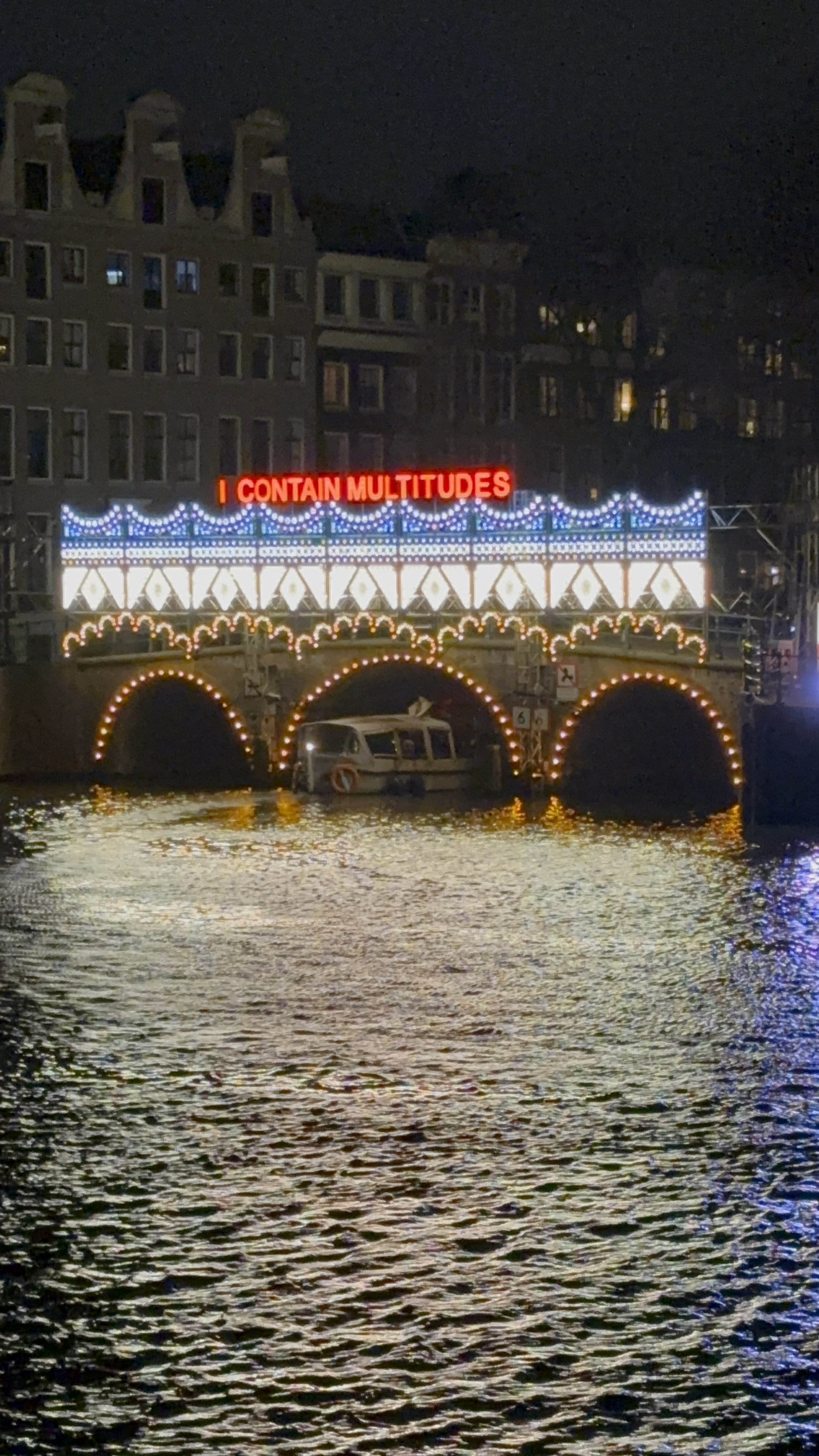 Like this canal boat, I too contain multitudes.