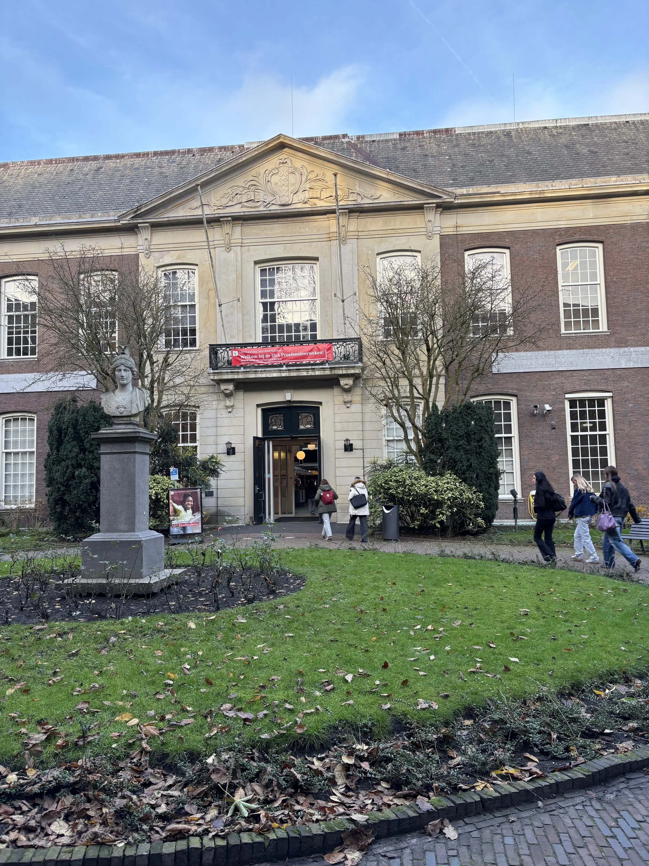 My first and last day as a UvA student.