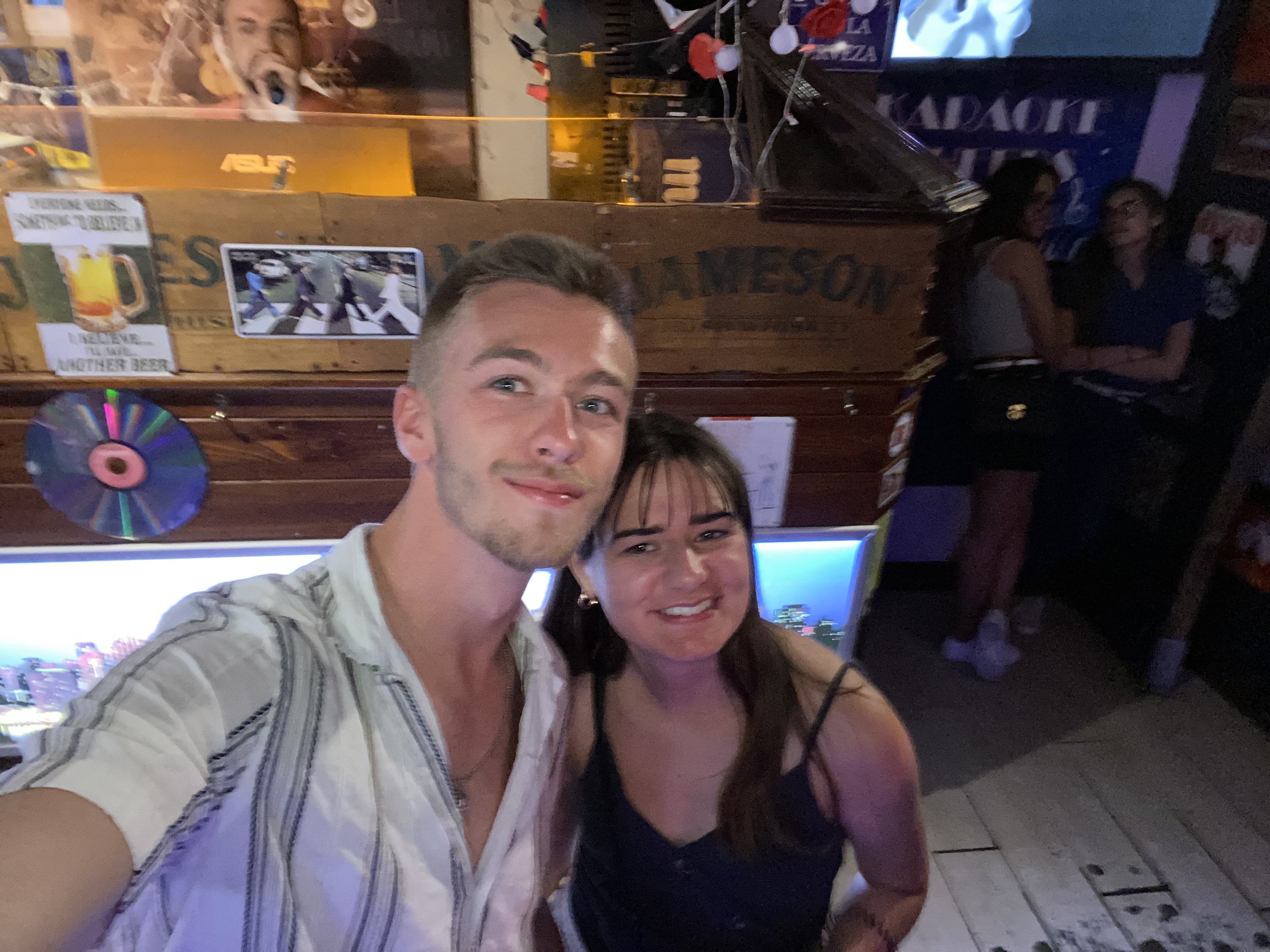 Helen and I on a very successful night of barhopping in Madrid