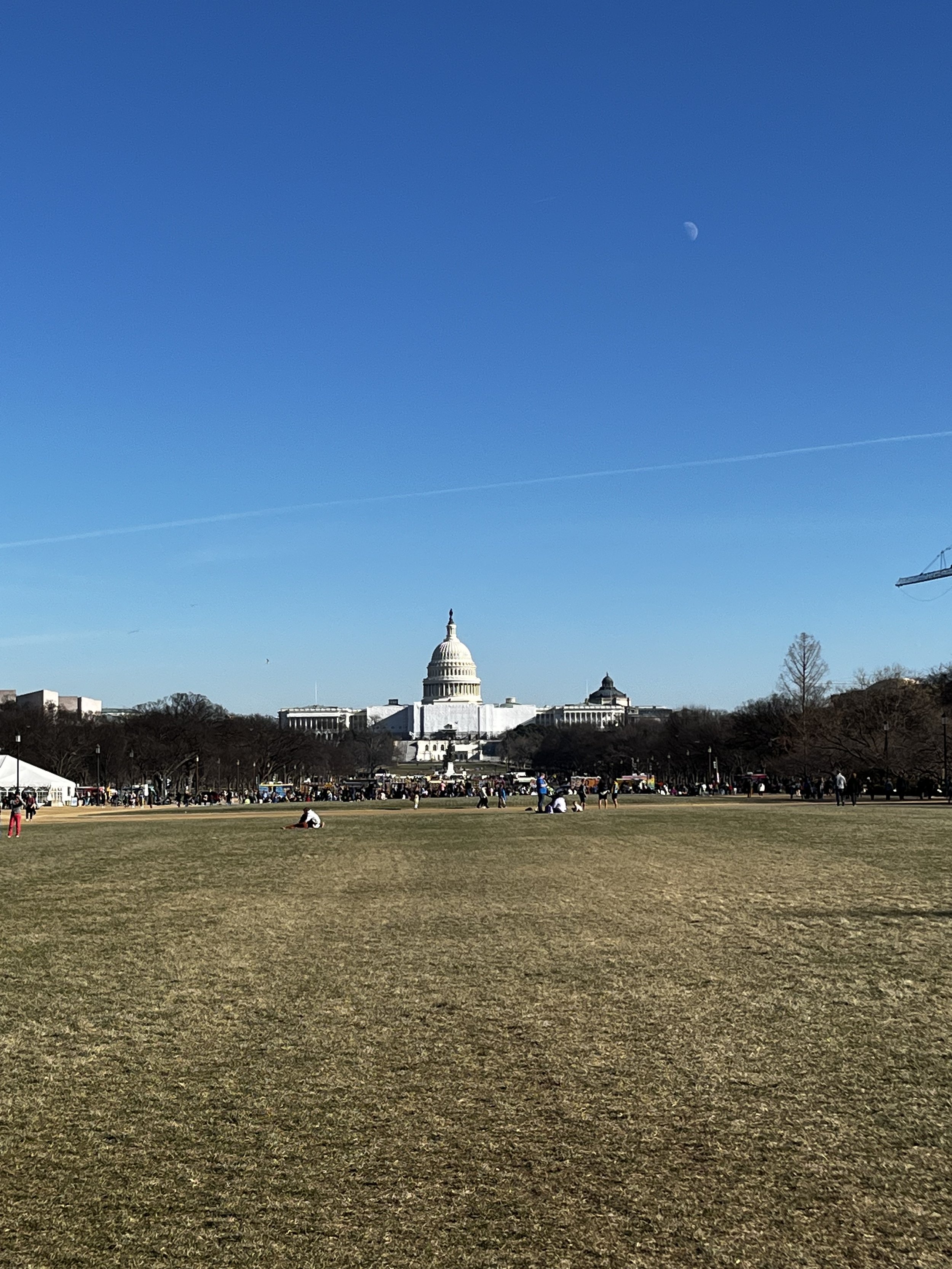 The Capitol presides over the National Mall amidst questions over who presides over the Capitol.