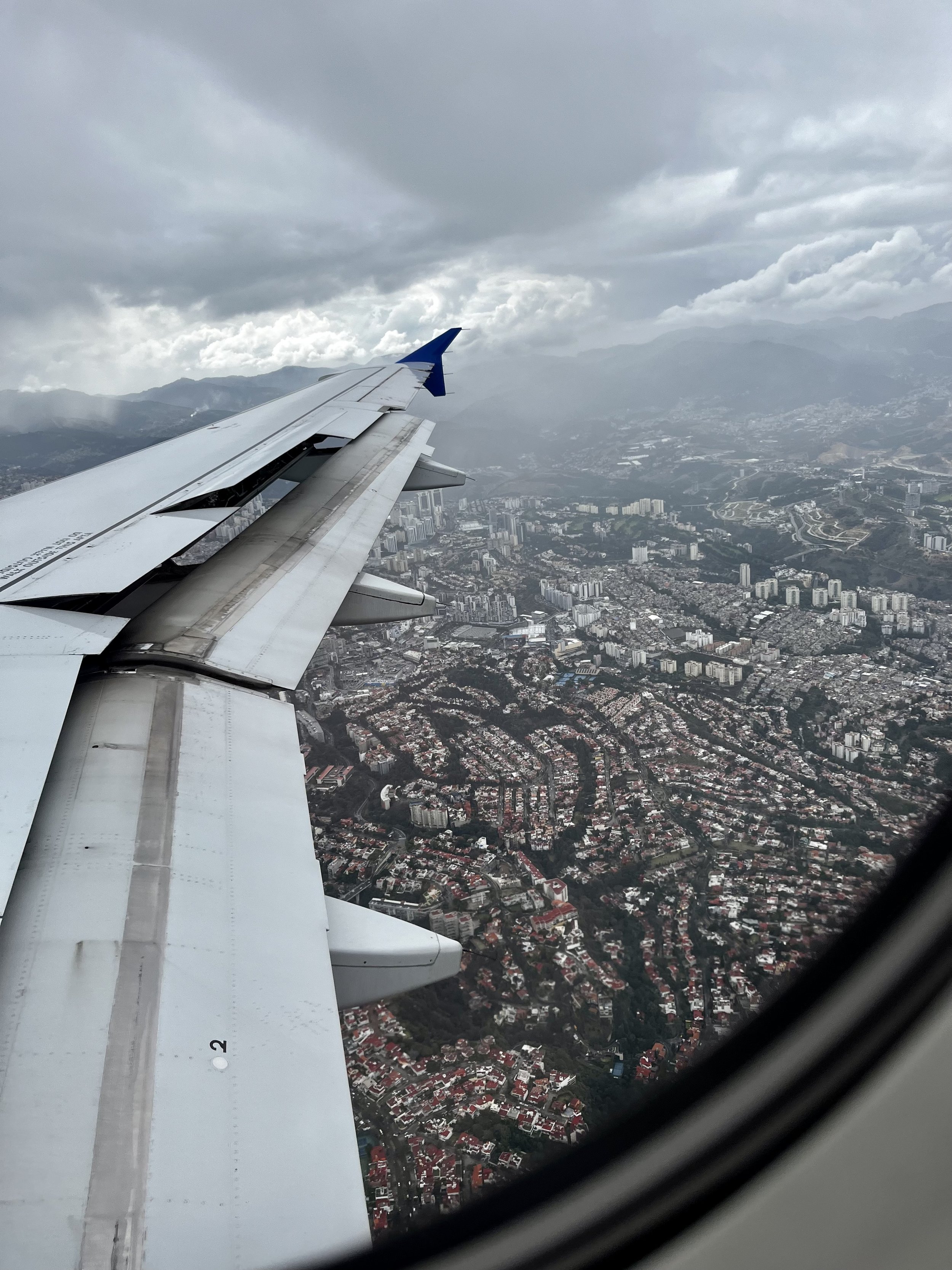 Hard to contain my excitement as we descended.