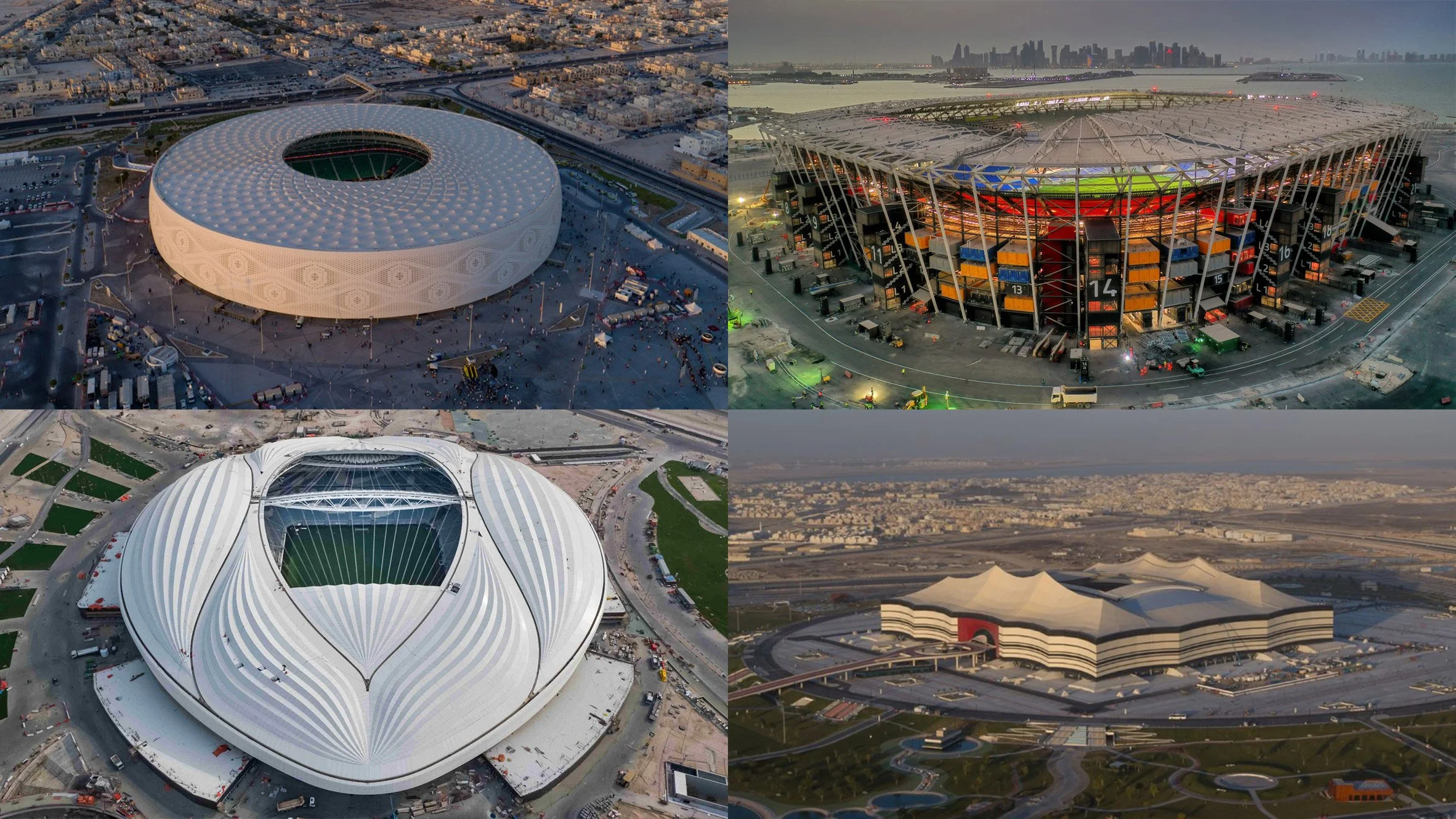 Futuristic stadiums were part of the $200 billion invested in infrastructure and investment for the 2022 Qatar World Cup