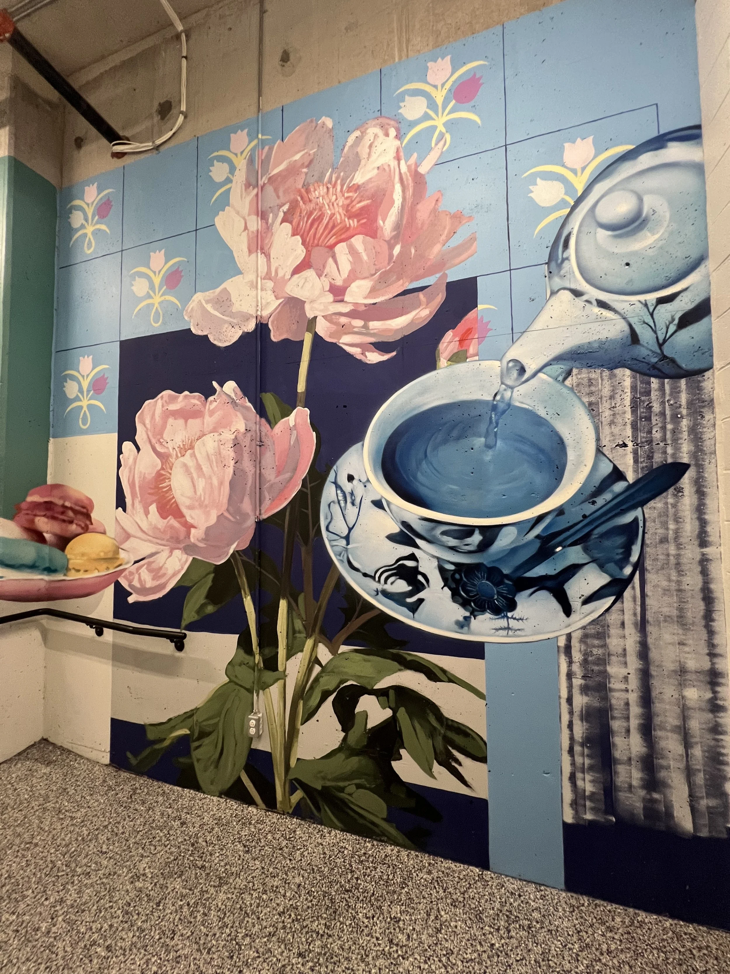 Cunard Residences Hallway Mural