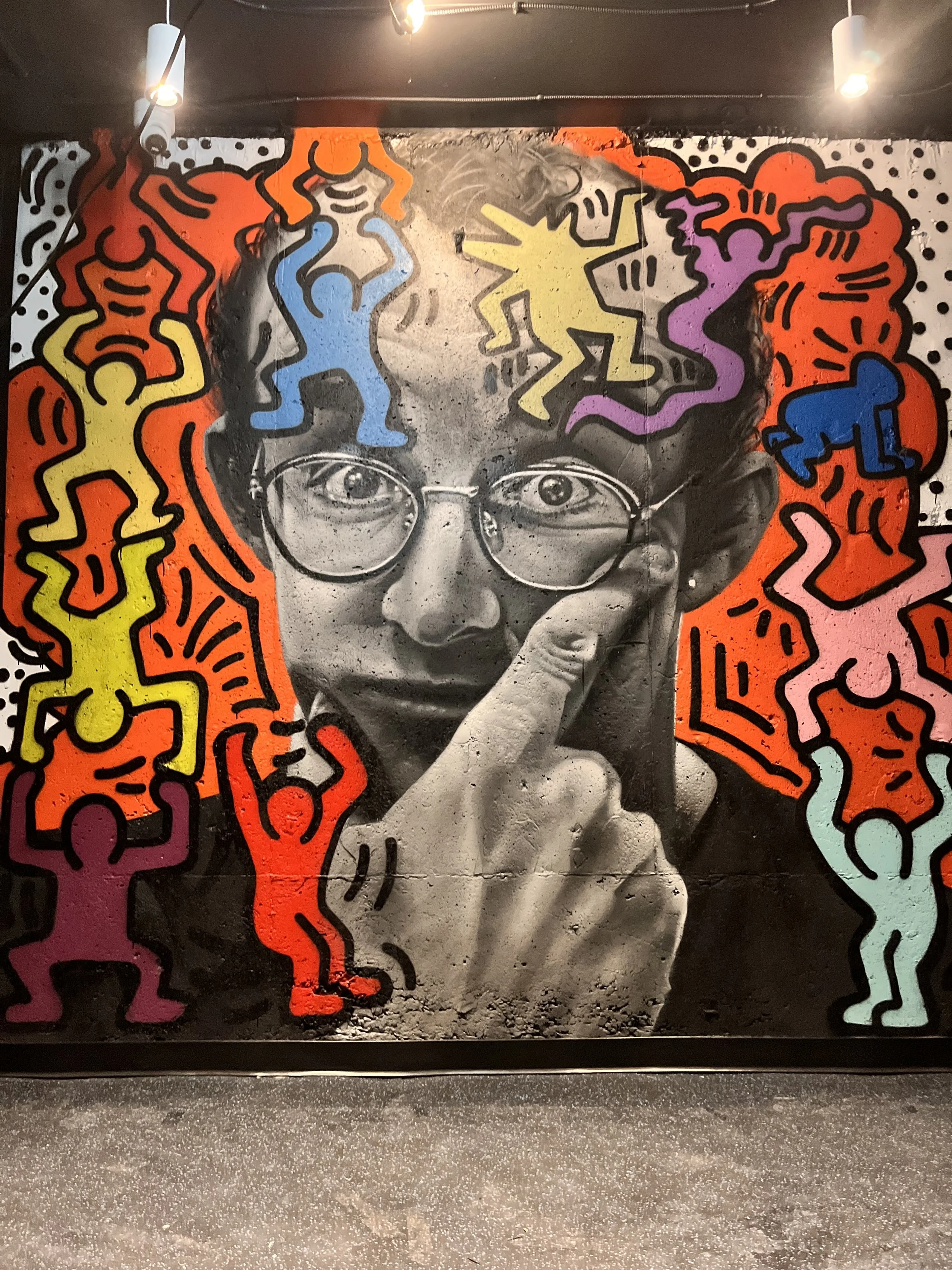 Amenities mural with Trackside Studios