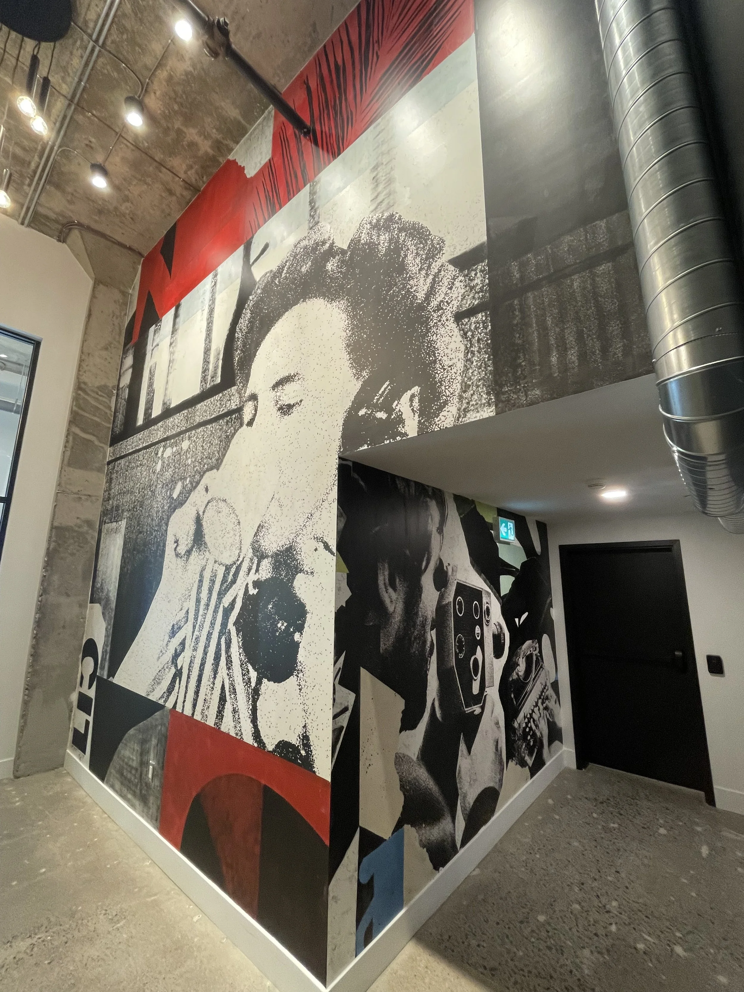 Lobby Mural with Anya Kaz