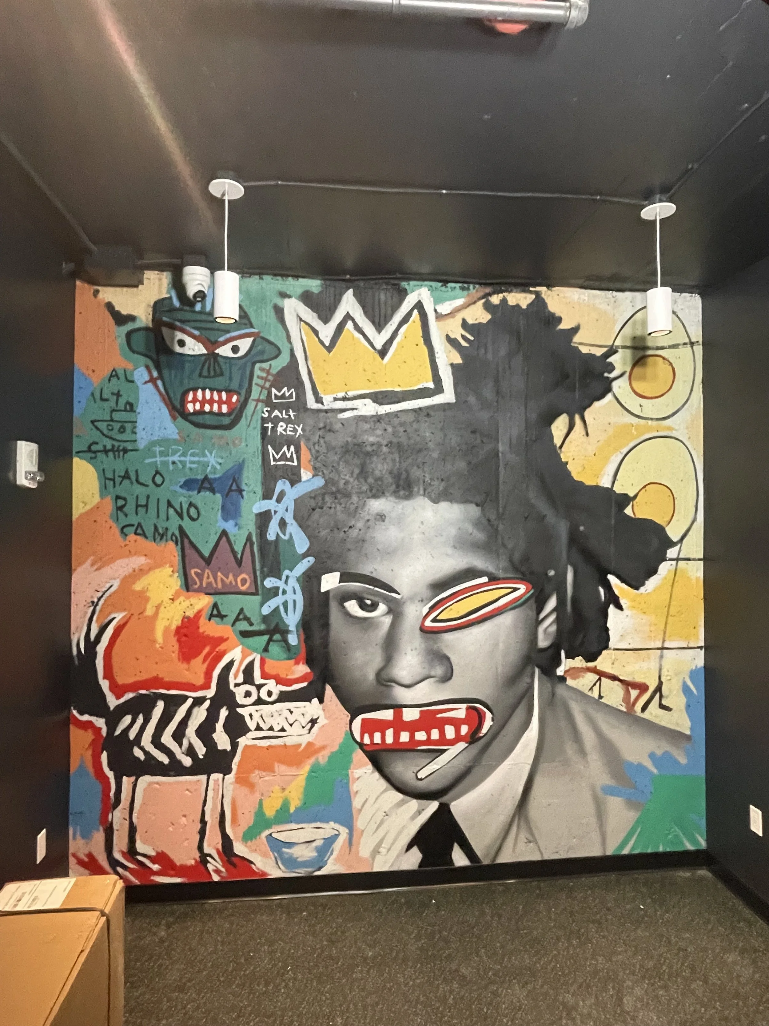 Amenities mural with Trackside Studios