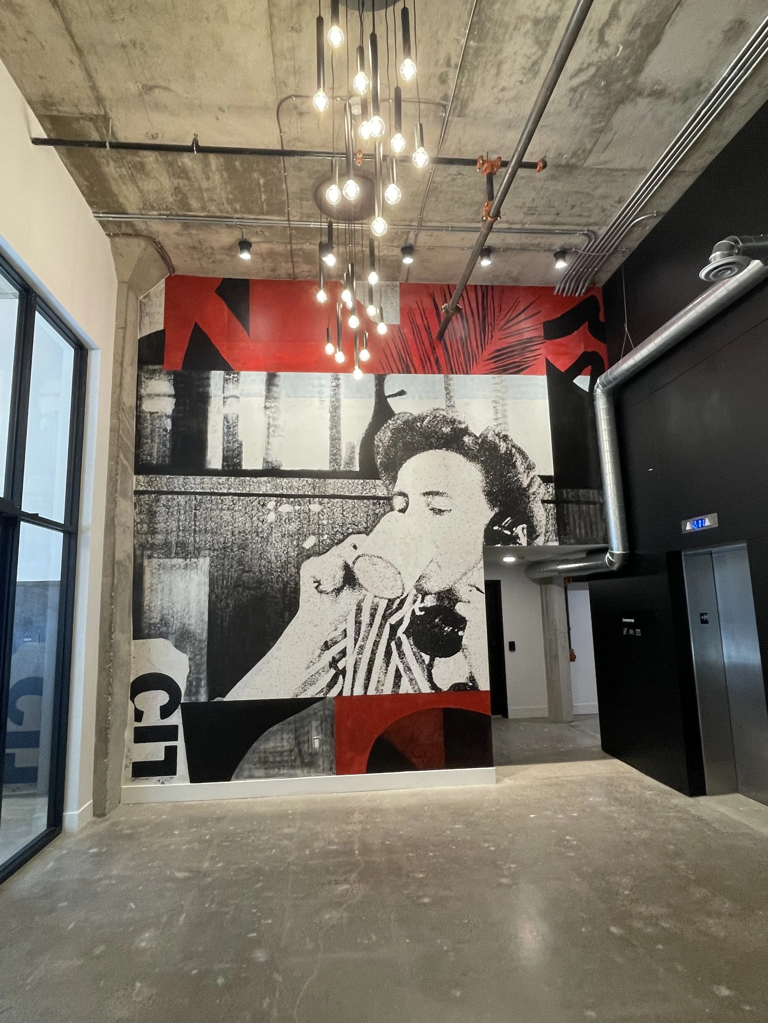 Lobby Mural with Anya Kaz