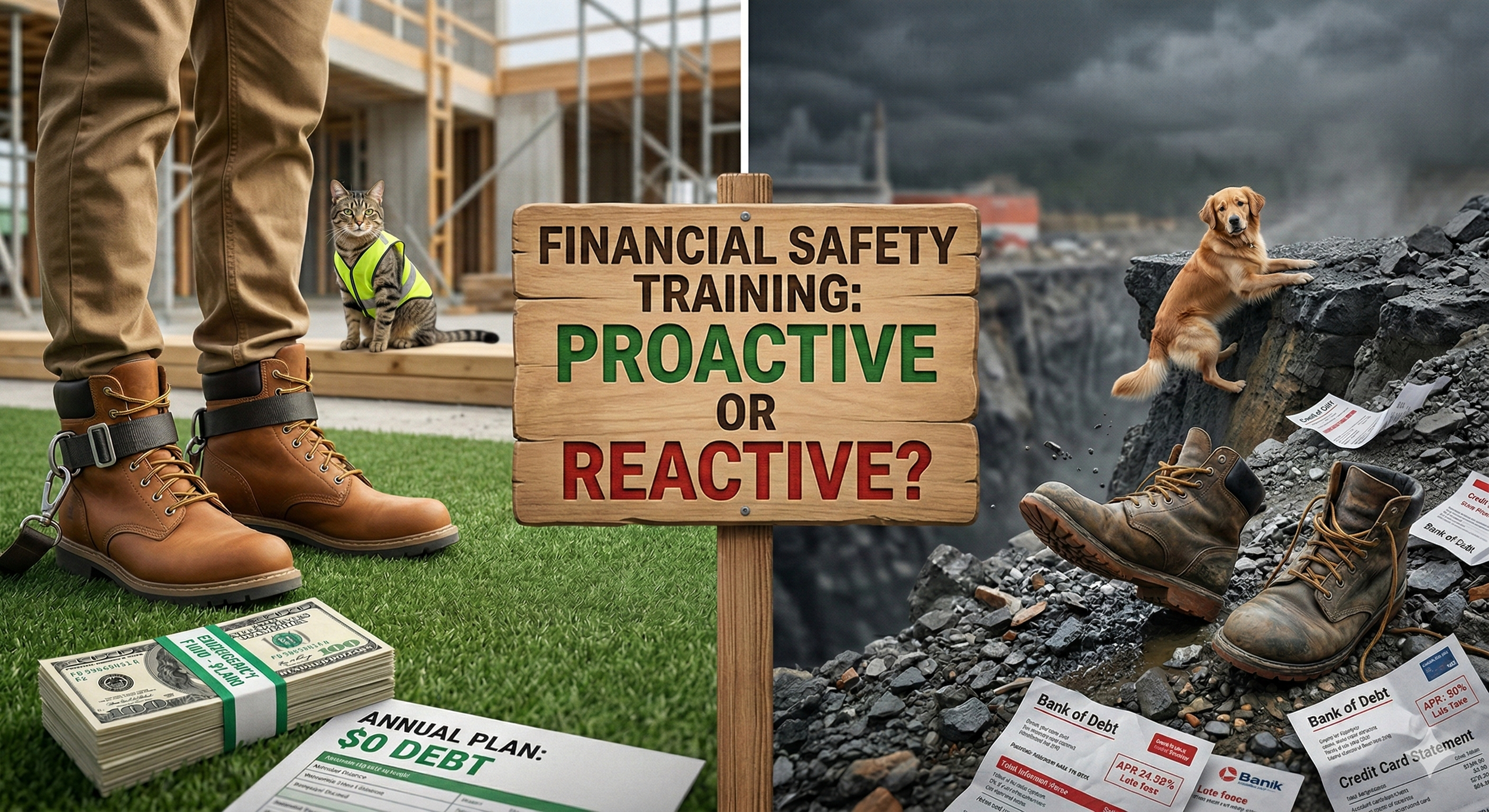 Cats, Dogs, and Construction Sites: Why Your Finances Need a Safety Harness
