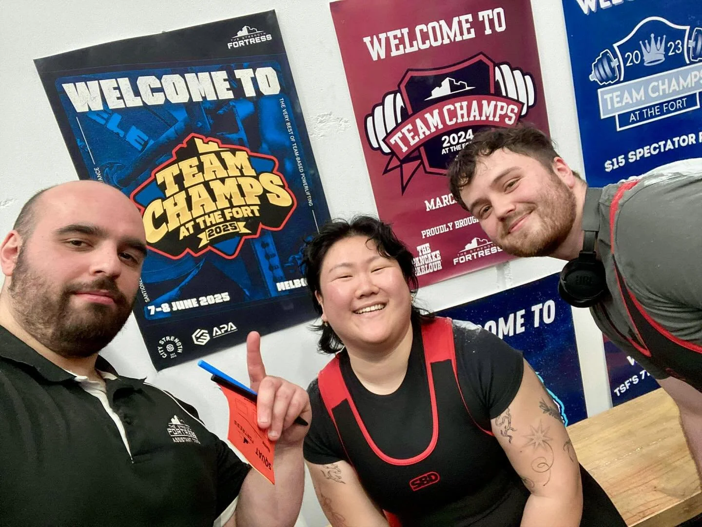 TSF Team at the Birthday Bash 😁⭐️

Dani made their comp debut and had an absolutely stunning 9/9 day, taking PBs on all three lifts. Dani started powerlifting about 15 months ago. They&rsquo;ve been so diligent and attentive since day one, and has t