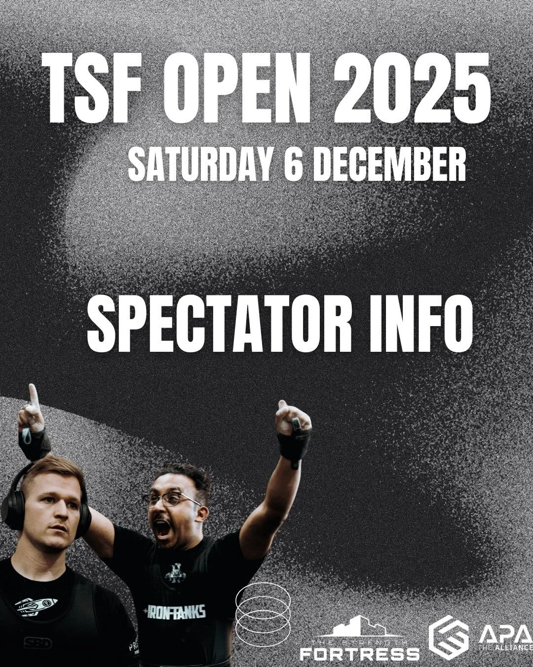 THIS SATURDAY 🏆 

TSF OPEN 2025!!

$1000 prize money available!!

Best lightweight/heavyweight male and female lifter win $200 each! 💰 

Best debut $100
Most improved $100

Spectators welcome from 8am, lifting from 9am

See you all on Saturday 😁😁