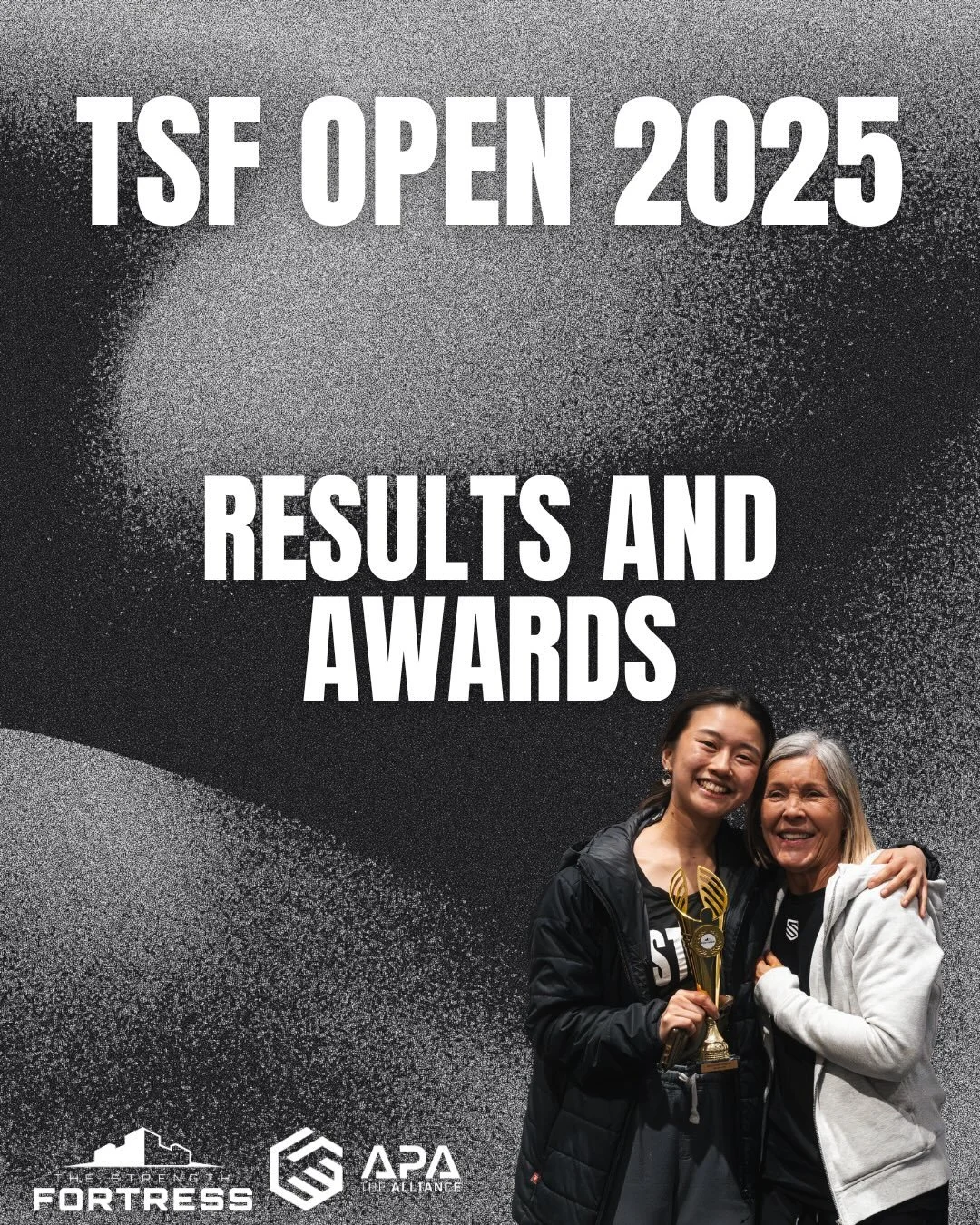 TSF Open was a blast!

3 sessions, nearly 60 lifters and $1000 prize money going out to our award winners !!!

Congratulations to everyone who took to the platform! New PBs were broken and close battles were had 😎

Big thanks to everyone who contrib