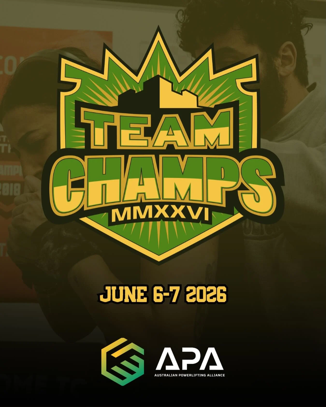 📣📣📣TEAM CHAMPS 2026 📣📣📣

It&rsquo;s time to run it back.

TSF Team Champs will return in 2026, sanctioned by&nbsp;@australianpowerliftingalliance&nbsp;🤝

After an incredibly successful 2025 edition, the sixth running of Team Champs will again 